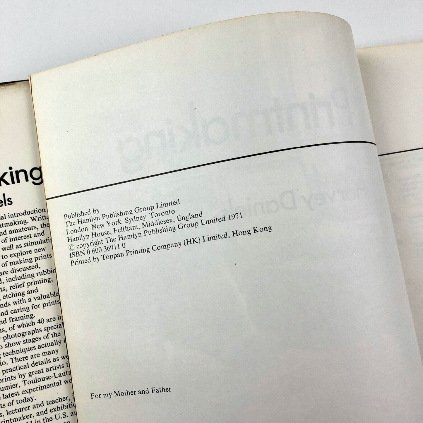 Printmaking by Harvey Daniels | Hamlyn, 1971