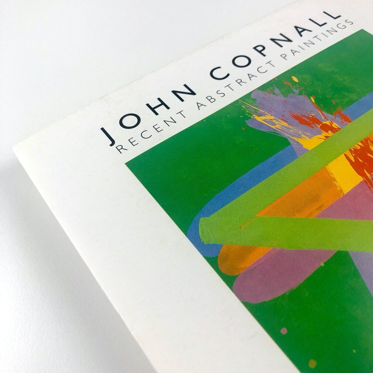 John Copnall: Recent Abstract Paintings | Austin/Desmond Fine Art catalogue, 1989