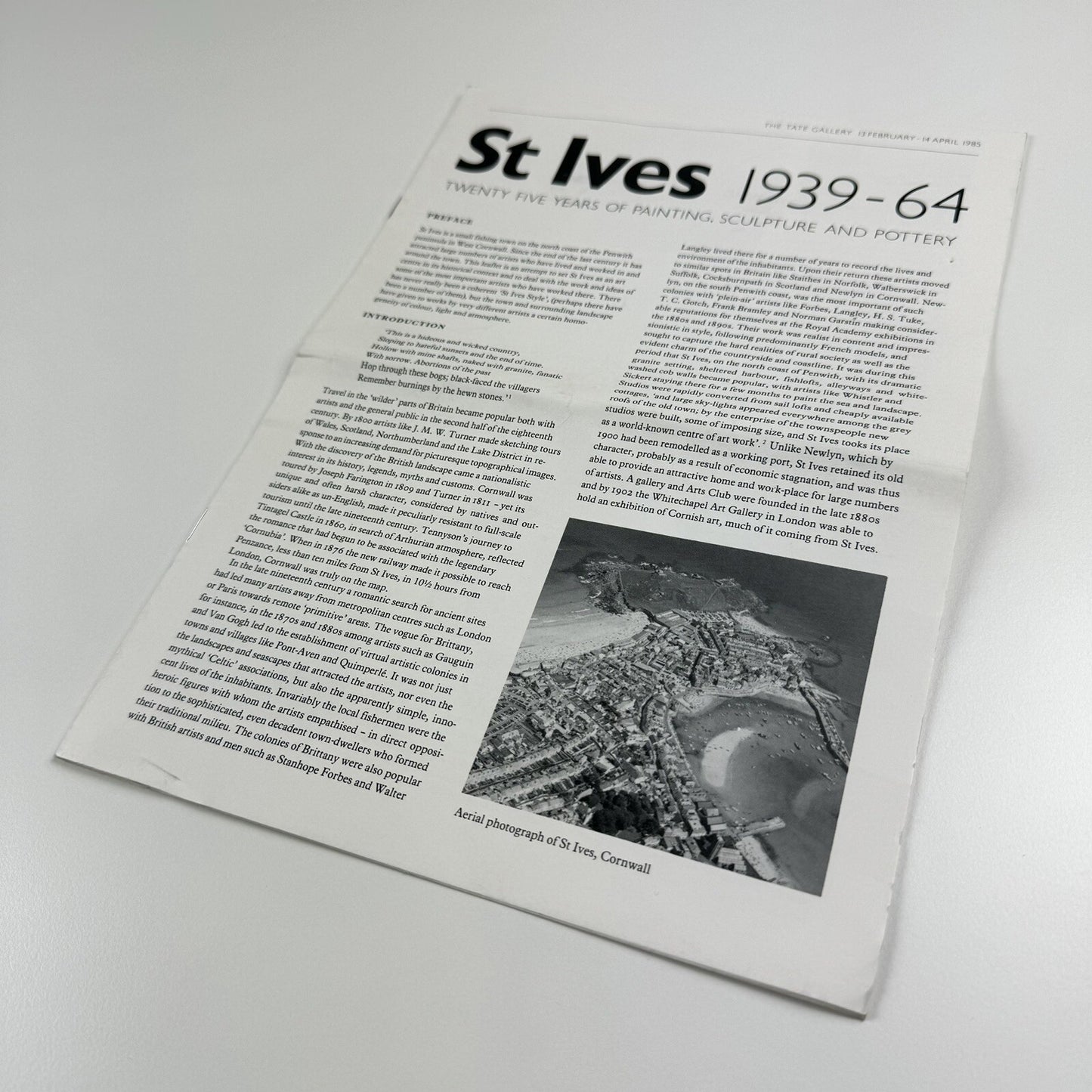 St Ives 1939-64. Twenty five years of painting, sculpture and pottery | Tate exhibition guide, 1985