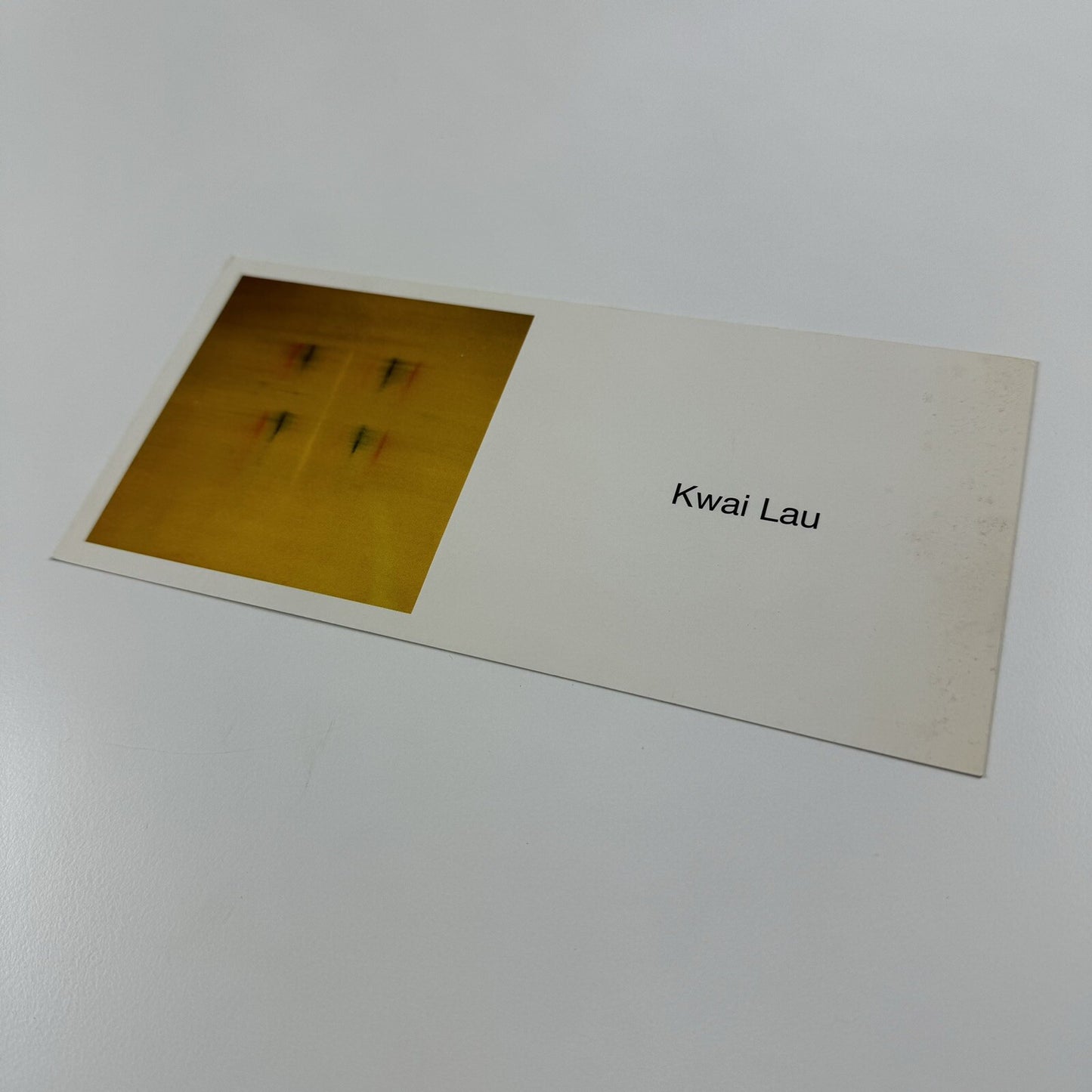 Kwai Lau – private view invitation | Danielle Arnaud Contemporary Arts, 1997