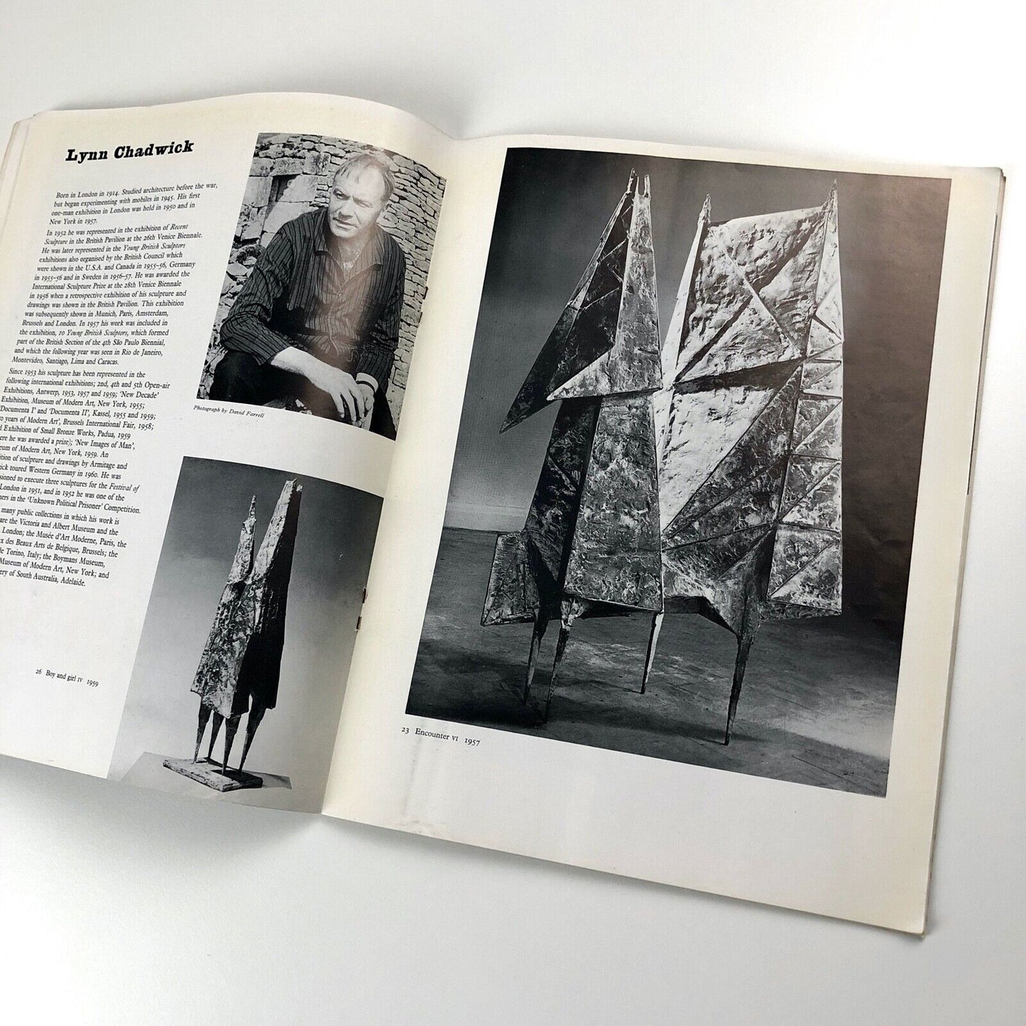 Recent British Sculpture – exhibition catalogue | British Council 1961-63