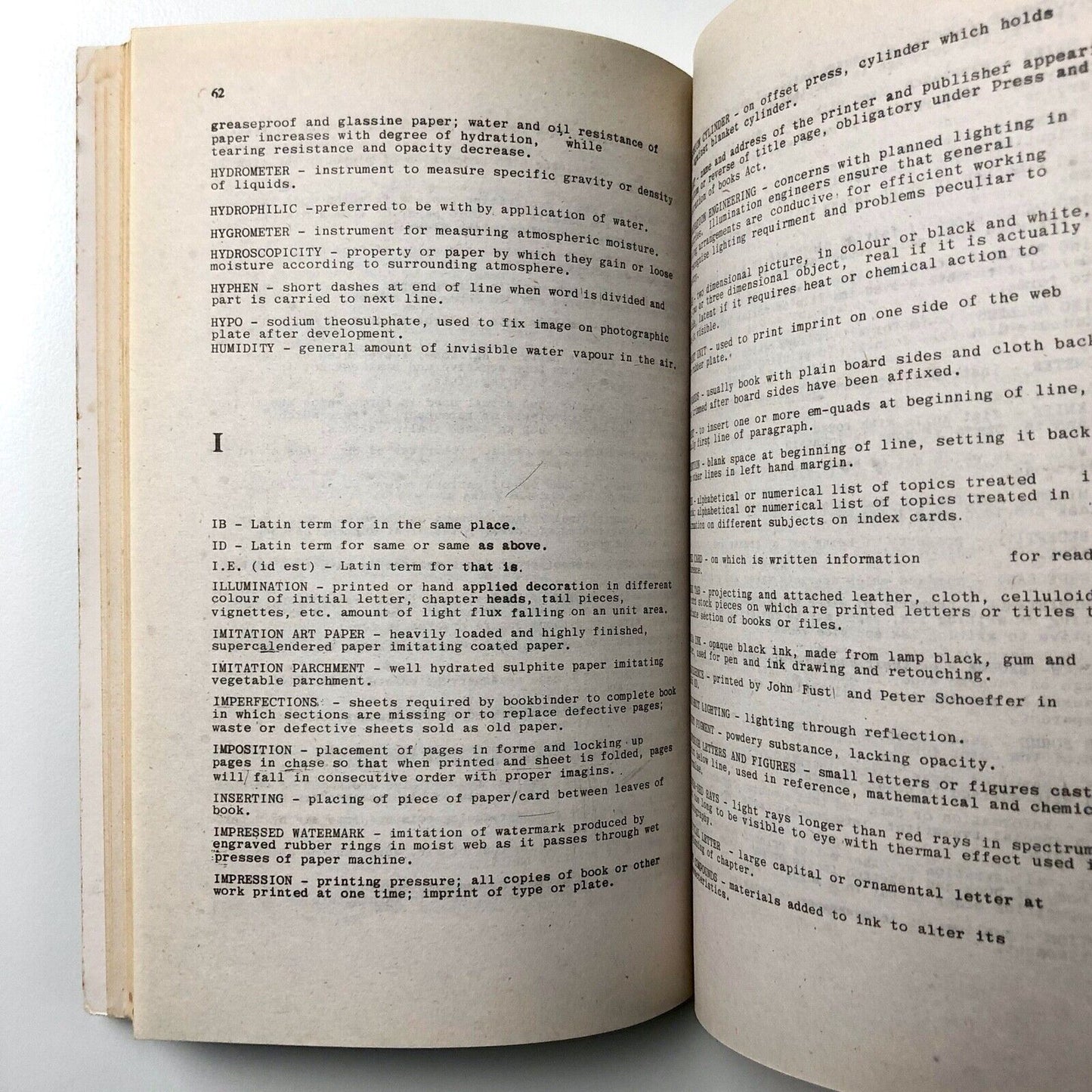 Glossary of Terms in Printing and Allied Technology by R. Krishnamoorthi | Indian Academy of Printing & Graphic Arts, 1989