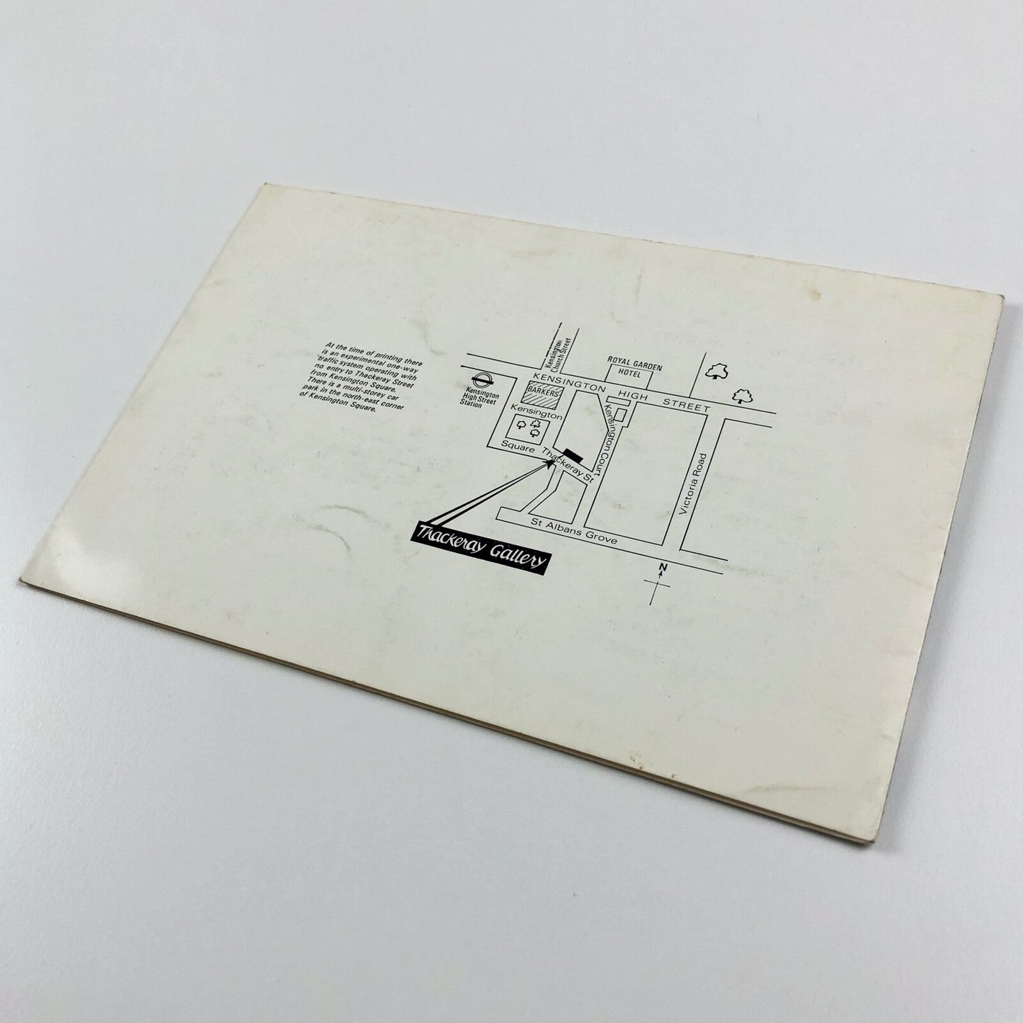 Peter Coker | Thackeray Gallery London | 1972 exhibition folded card