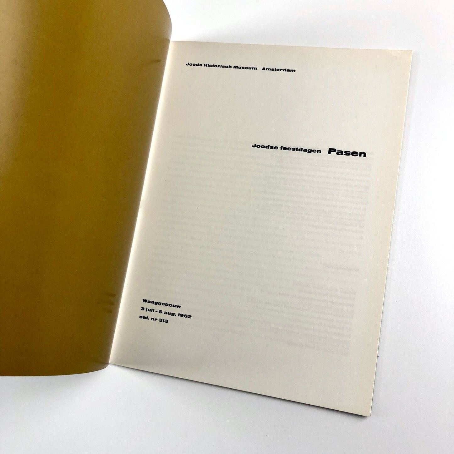 Joodse Feesthagen – Pasen | Joods Historische Museum | Cat. no. 313, 1962