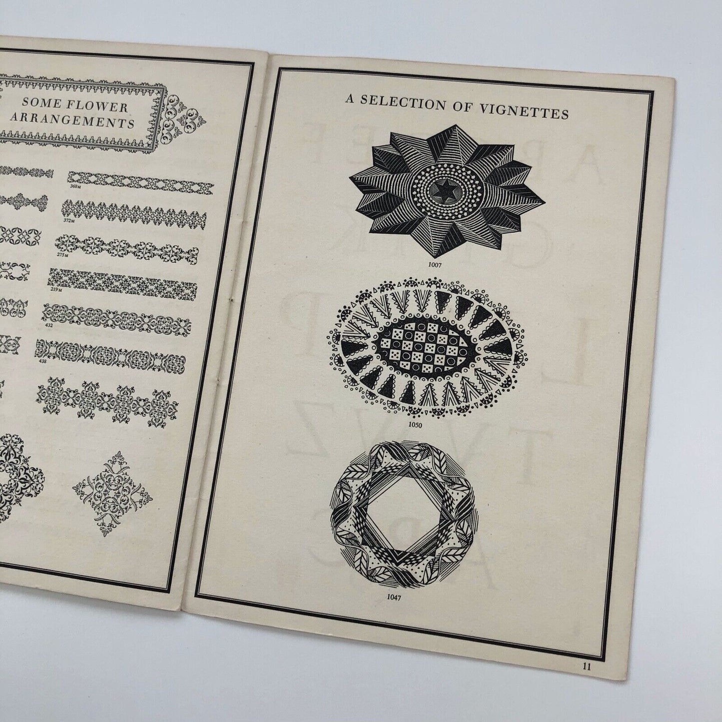 Type Faces in use at The Curwen Press | 1951 Type specimen brochure