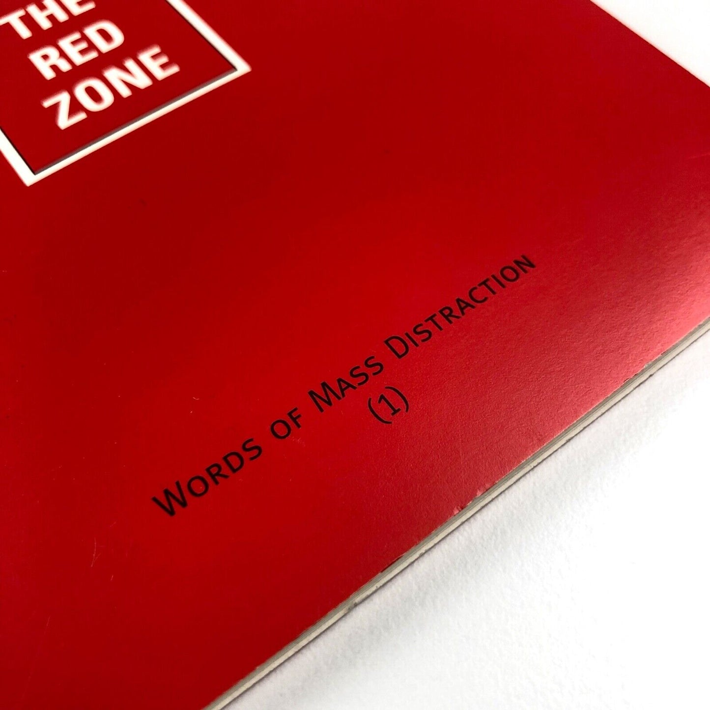 Into The Red Zone | Words of Mass Distraction (1) | Michael Ryan | Surrey Institute of Art and Design, 2004