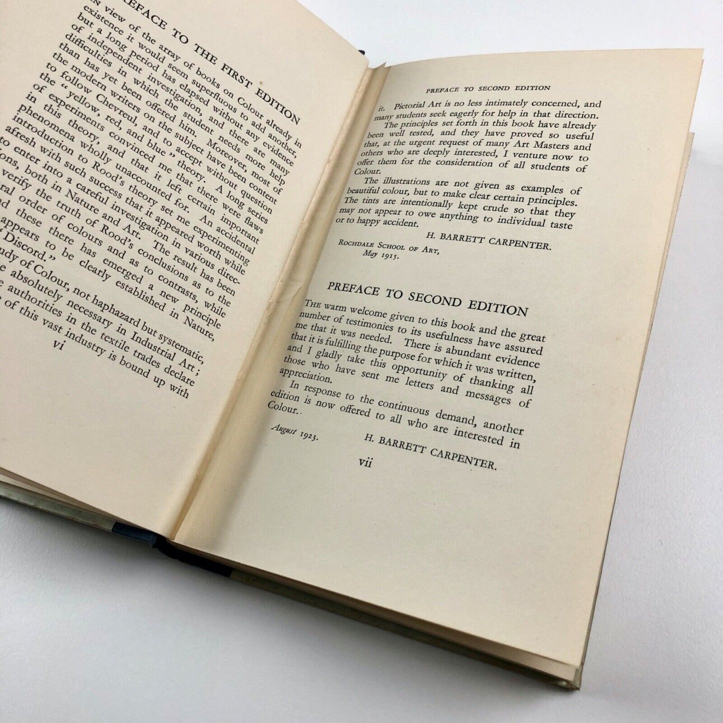 Colour – A Manual of its Theory and Practice by H. Barrett Carpenter | Batsford, 1932, third edition