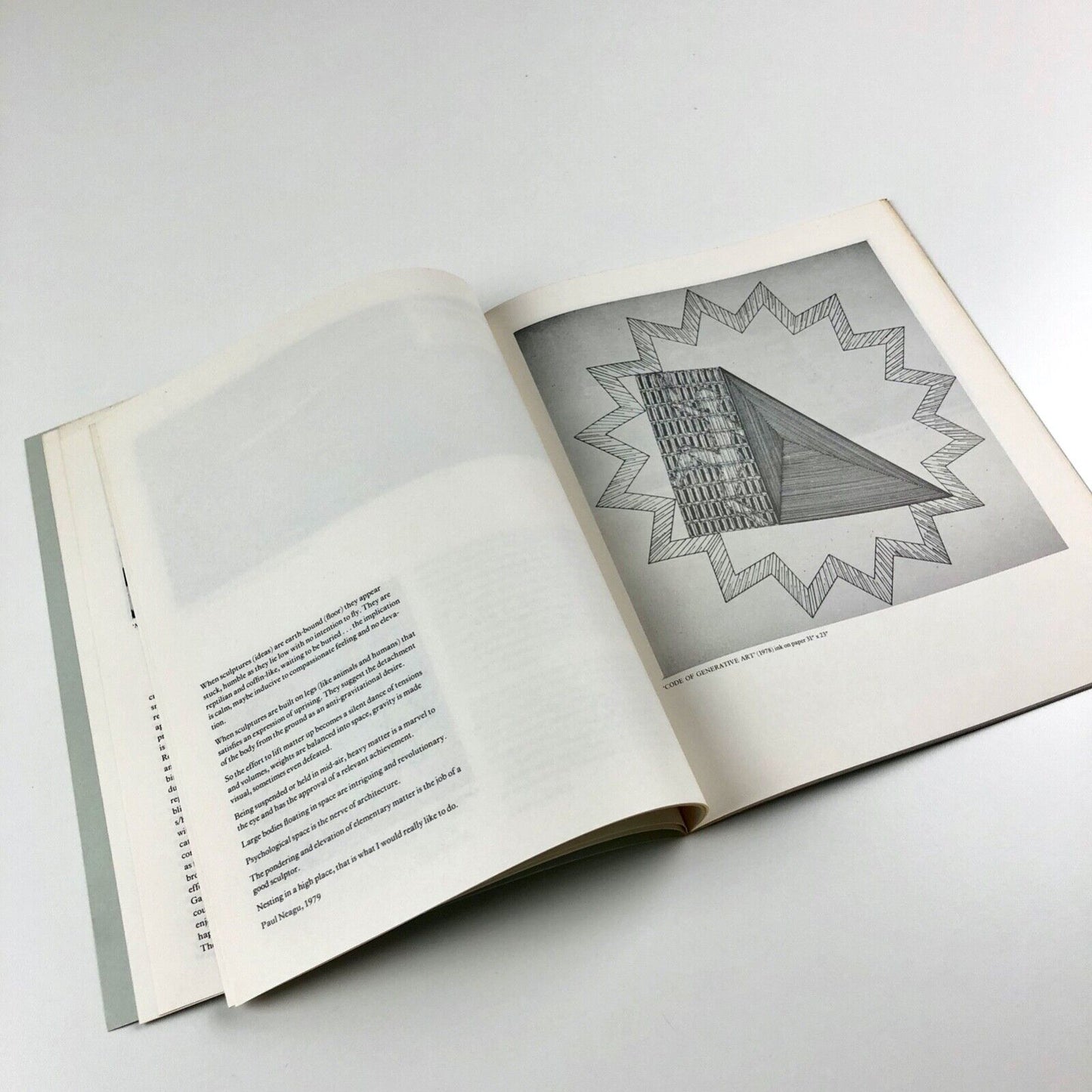 Paul Neagu Sculpture | ICA Institute of Contemporary Arts catalogue, 1979 | Signed by the artist
