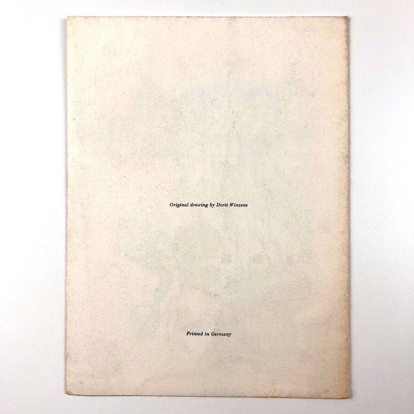 Christmas card / leaflet – Bauer Type Foundry Frankfurt-Main | Dorit Winzens, 1959