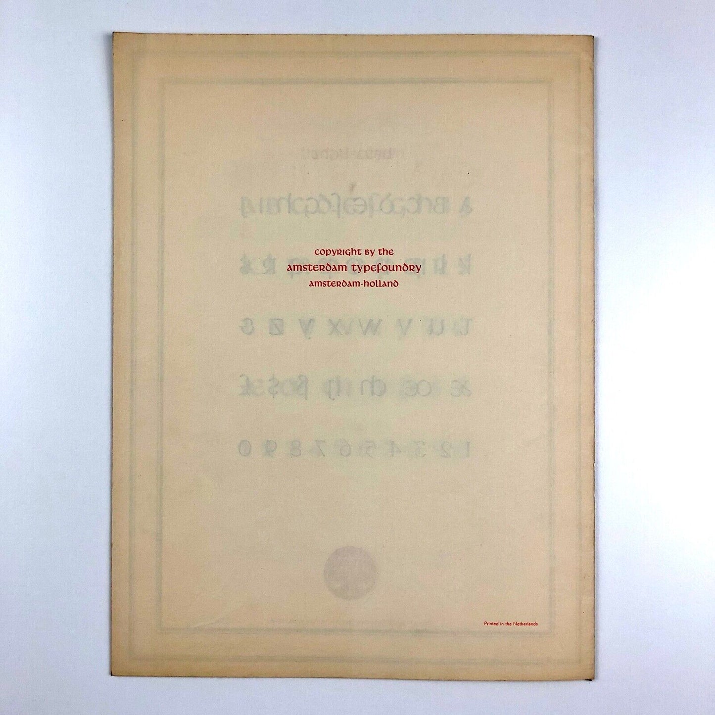 Libra Medium and Light | Amsterdam Type Foundry type specimen | S.H. de Roos | Undated, presumed c.1938