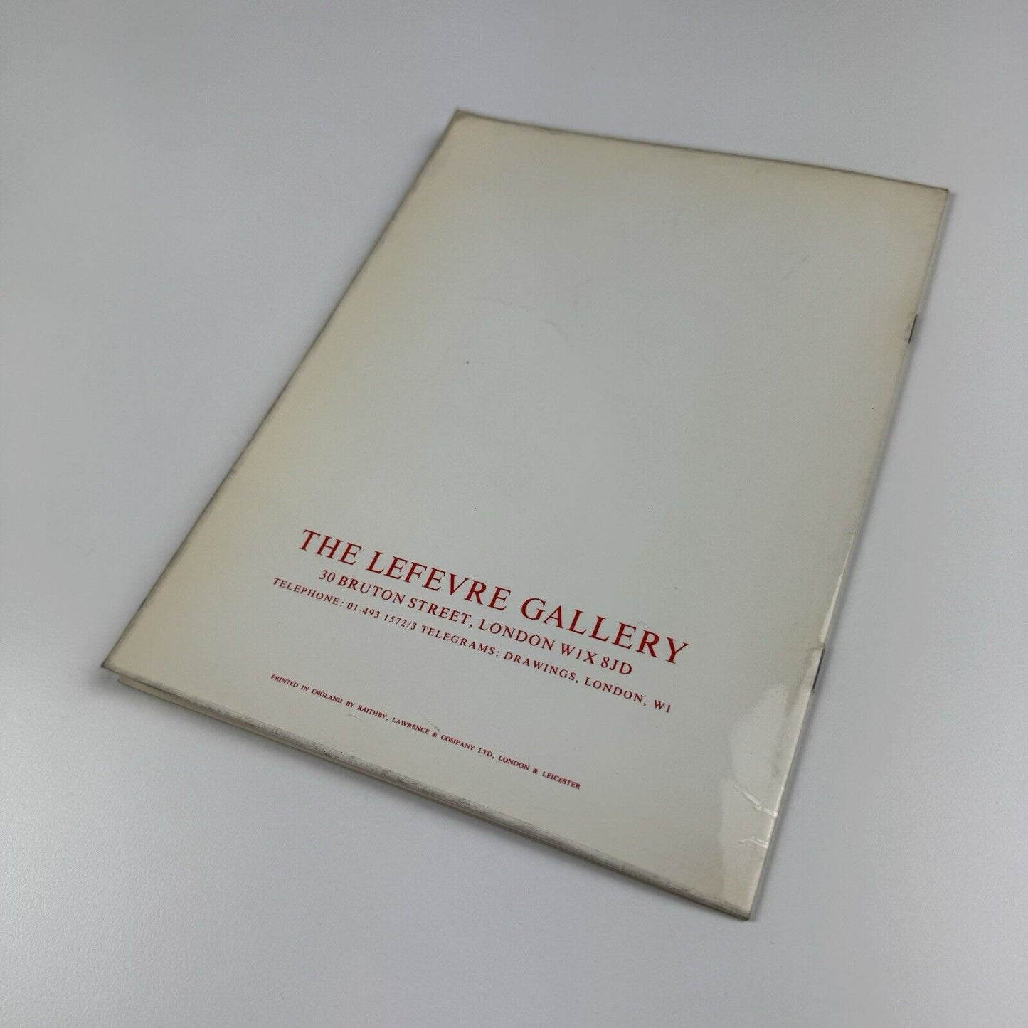 Recent works by Edward Burra | The Lefevre Gallery catalogue booklet, 1975