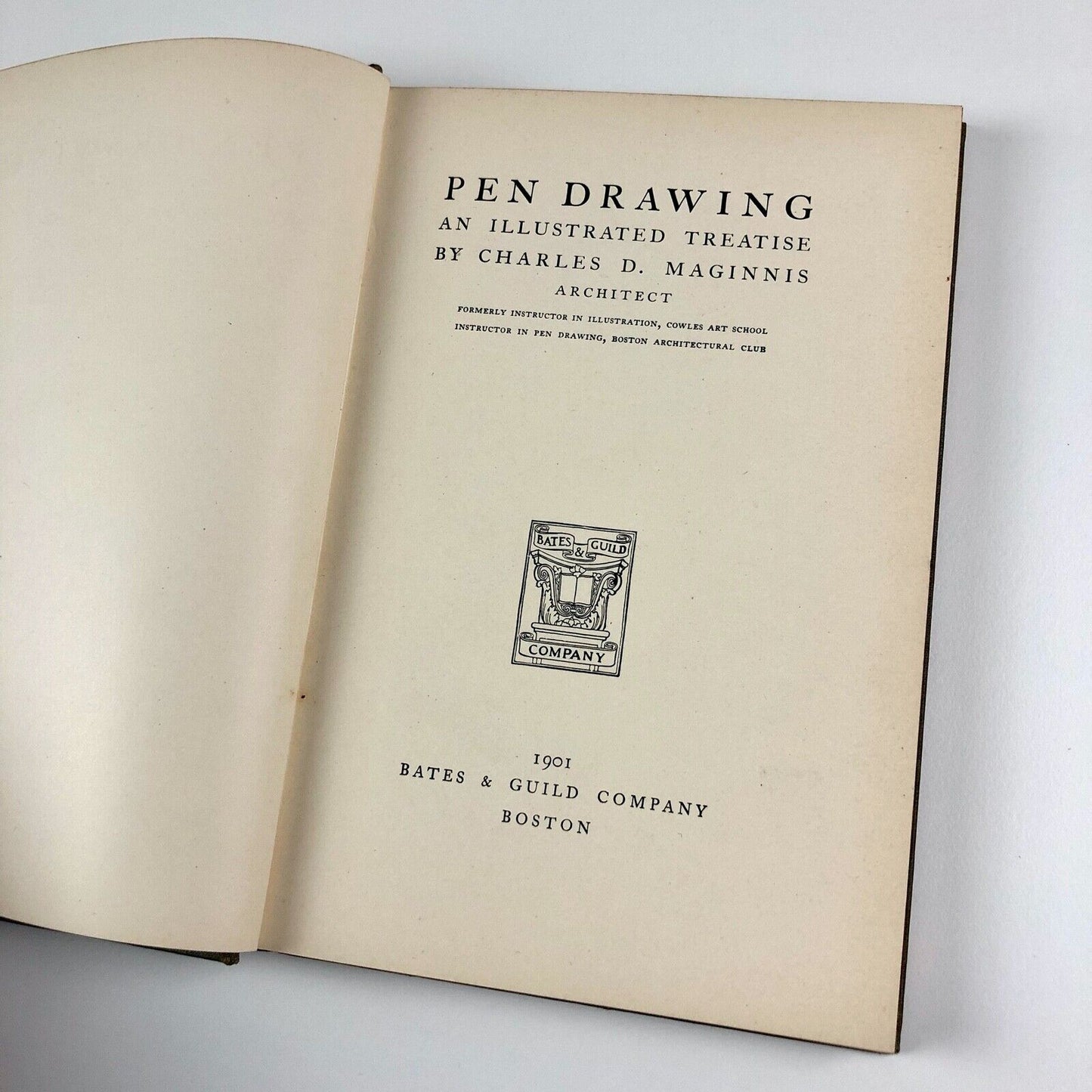 Pen Drawing: An Illustrated Treatise by Charles D. Maginnis | Third edition 1901