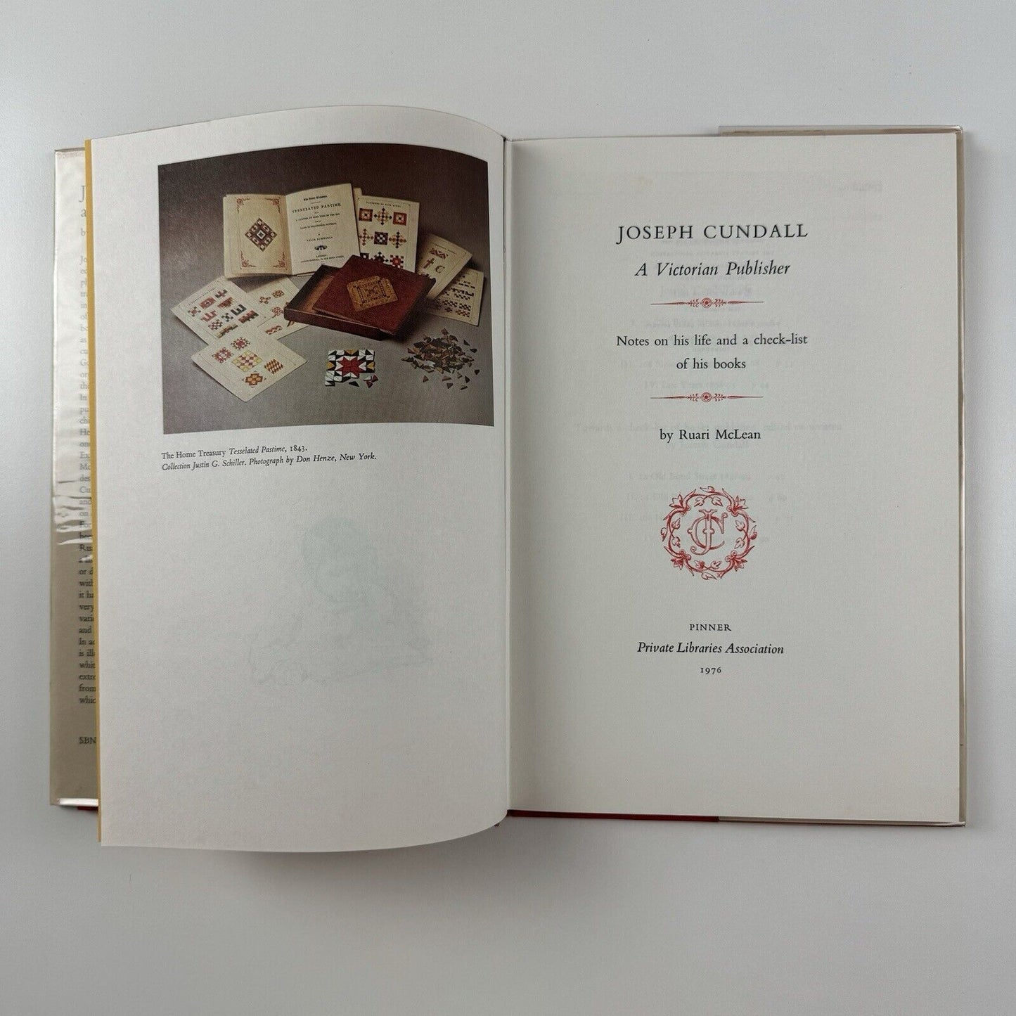 Joseph Cundall. A Victorian Publisher. Notes on his life and a check-list of his books by Ruari McLean | Private Libraries Association, 1976