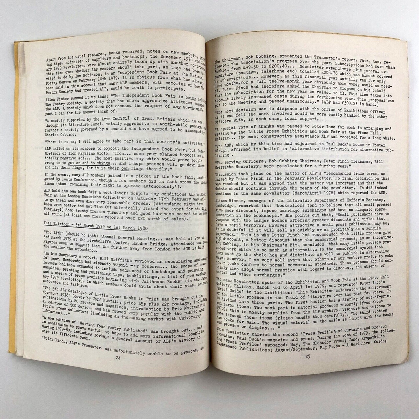 Association of Little Presses journal | Poetry and Little Press Information | Issue no. 5, July 1981
