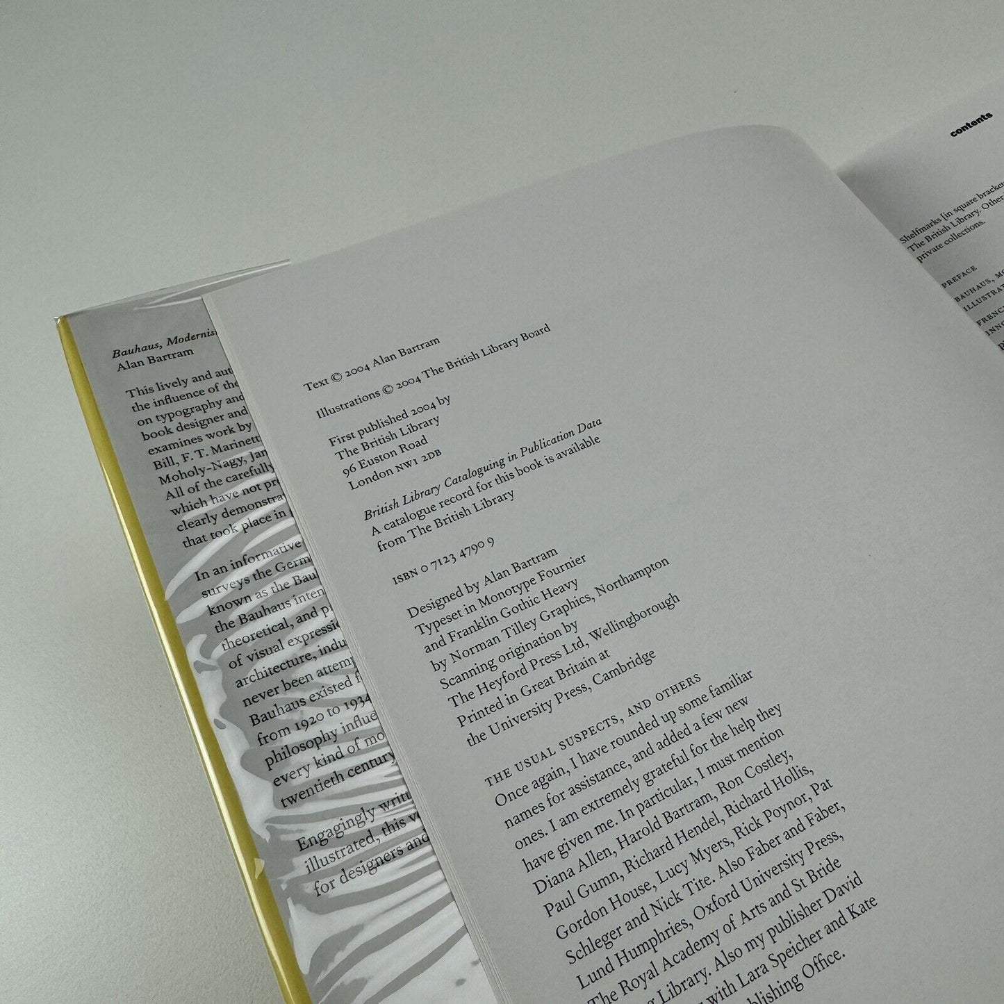 Bauhaus, modernism & the illustrated book by Alan Bartram | British Library, 2004