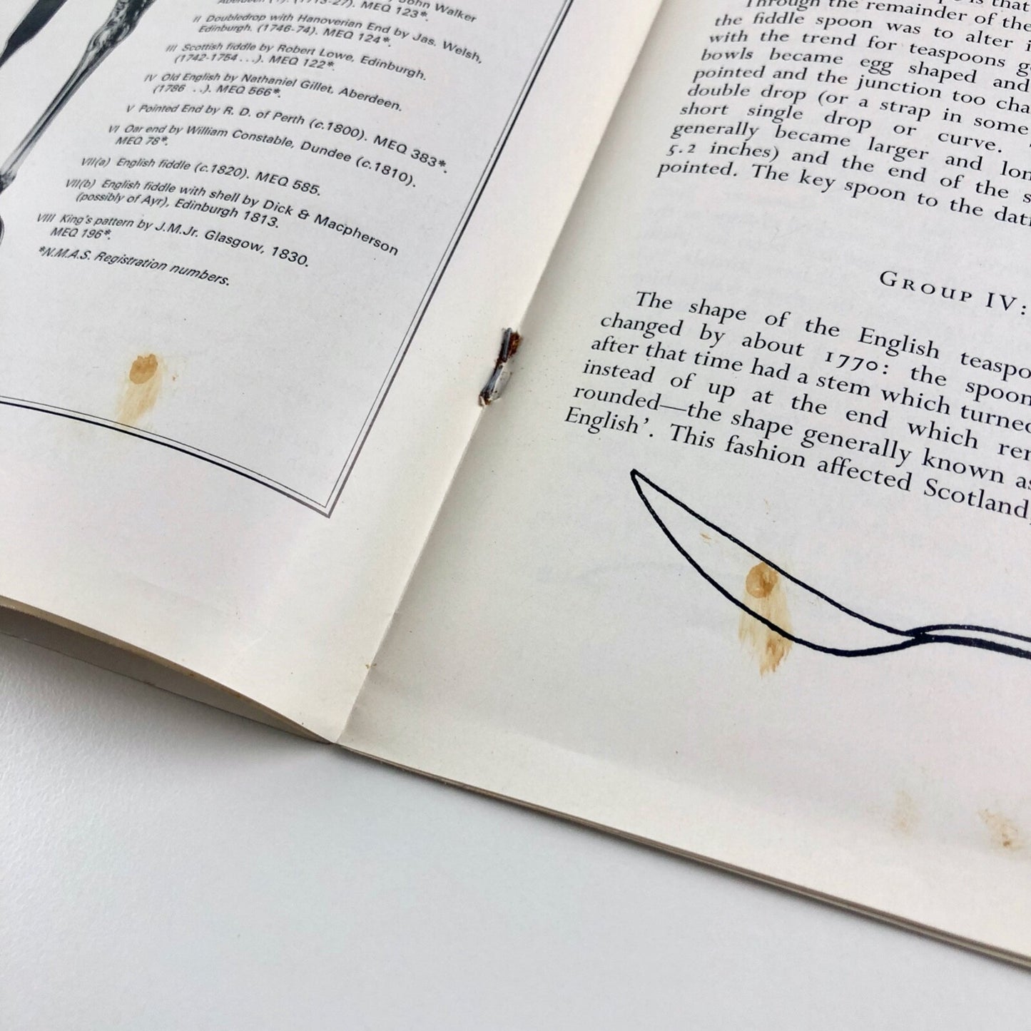 Scottish Silver Spoons | Joy Scott Whyte, Scottish Art Review 1966 offprint