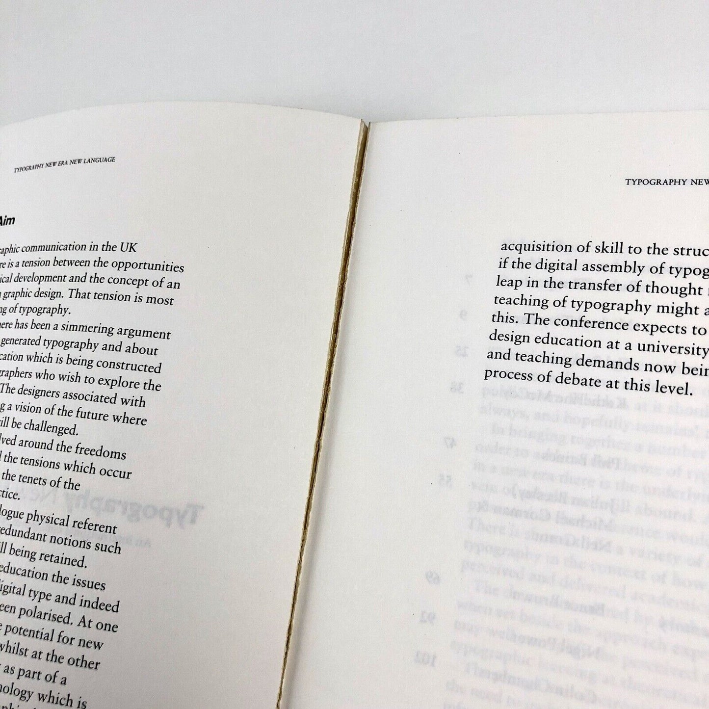 Typography – New Era New Language | Edited by Michael Gorman | The Manchester Metropolitan University, 1995