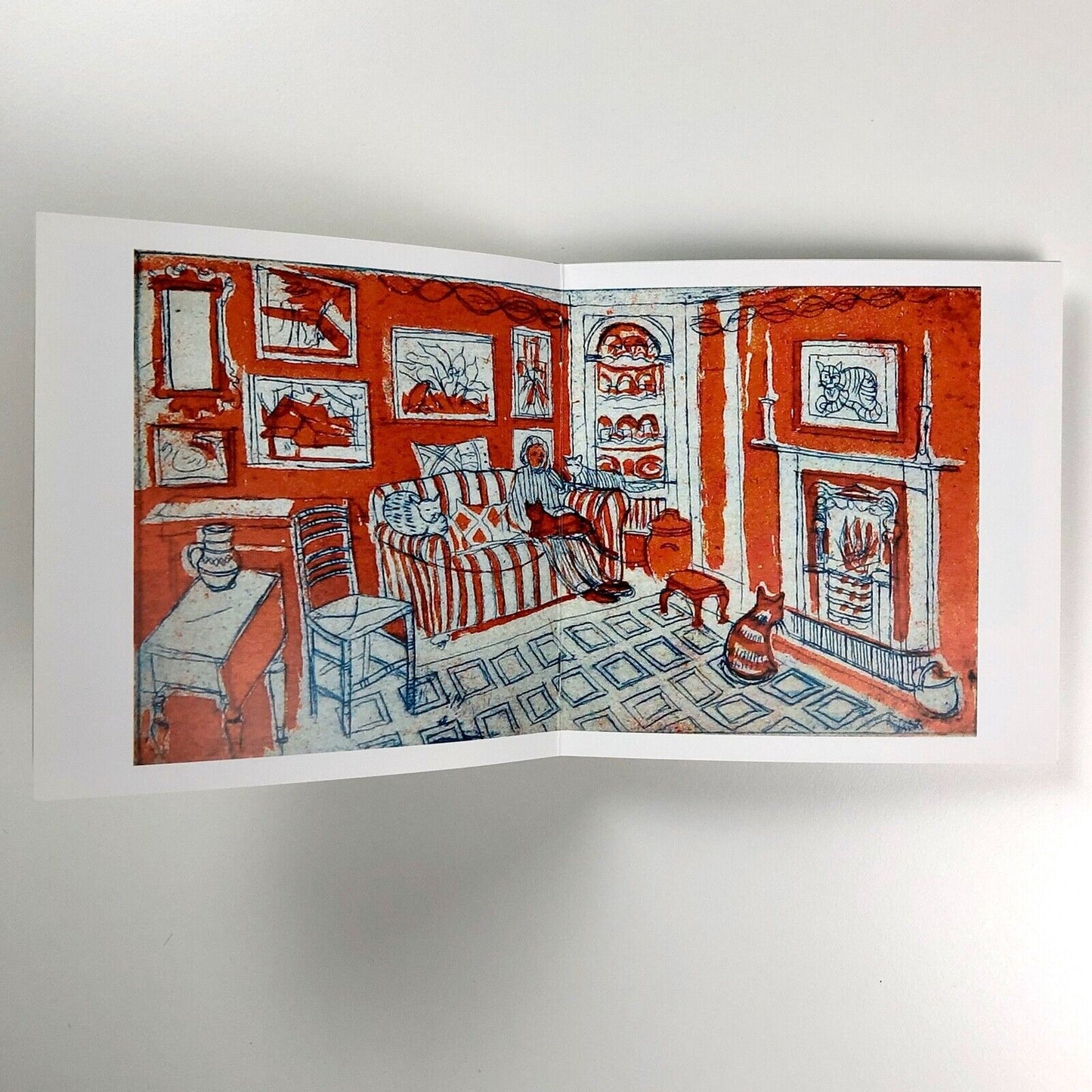 Richard Bawden. Watercolours, Etchings & Linocuts | Bircham Gallery, Holt leaflet