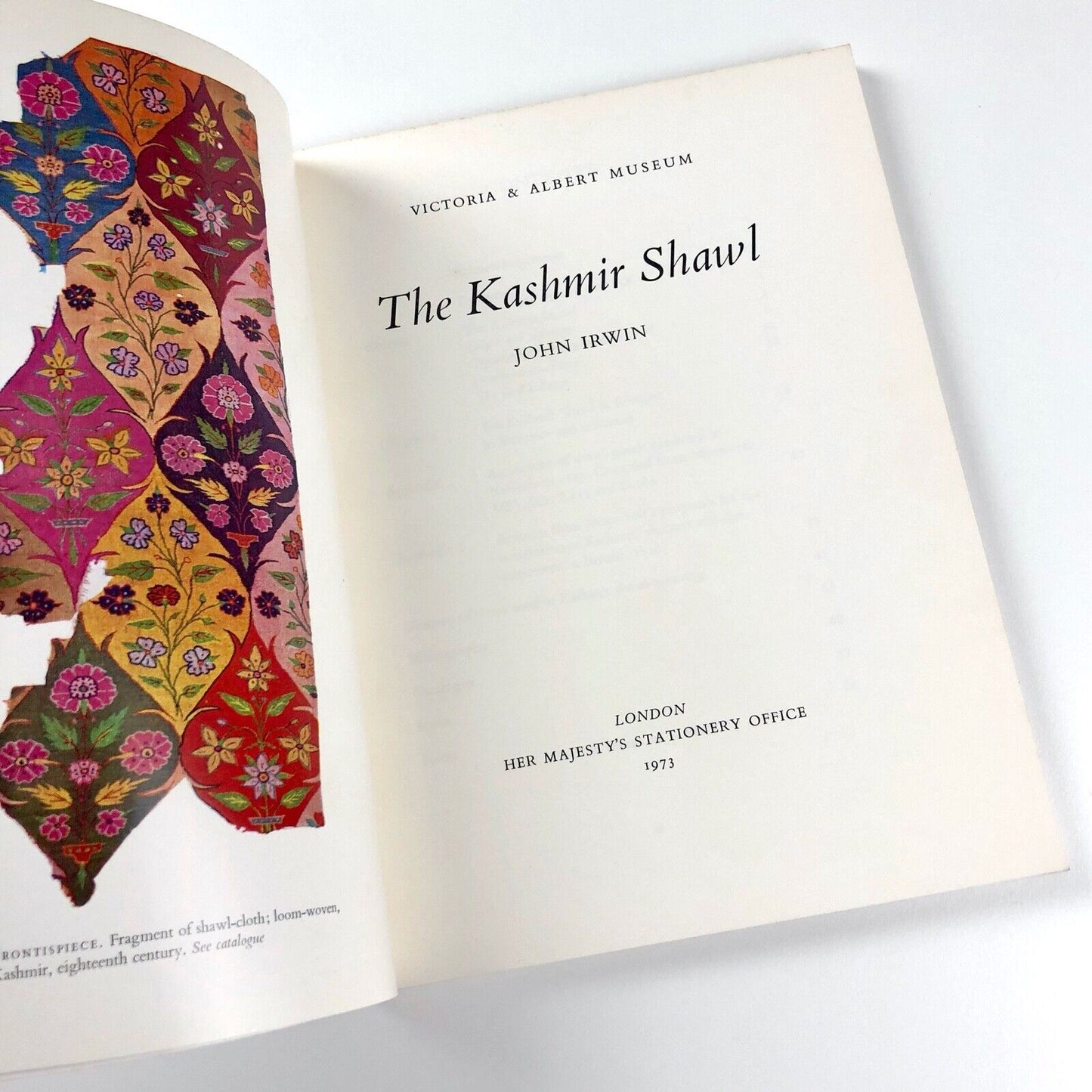 The Kashmir Shawl by John Irvin | Victoria & Albert Museum, 1973