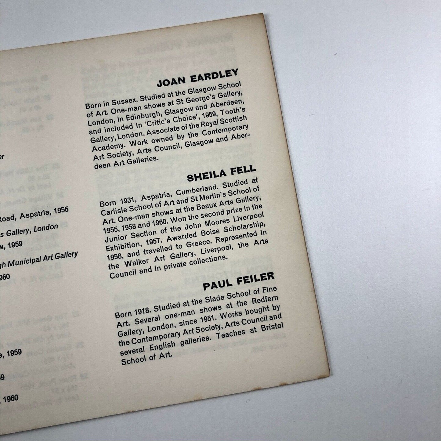 Contemporary British Landscape | Exhibition catalogue, Arts Council 1960-1