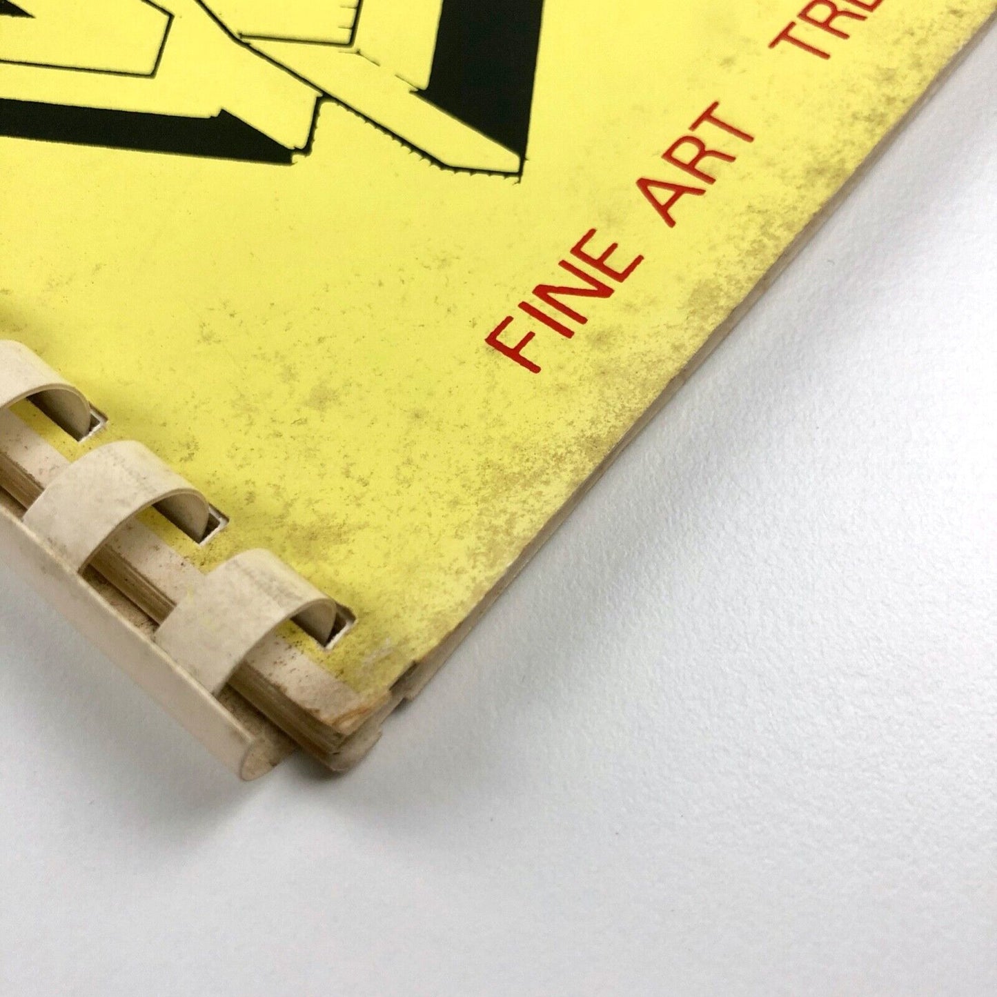Fine Art Department Trent Polytechnic Nottingham 1973 Diploma show booklet head Derek Carruthers