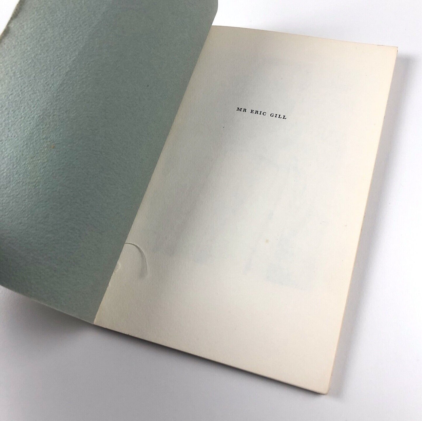Mr Eric Gill – Recollections of David Kindersley | The Ward Ritchie Press, 1967