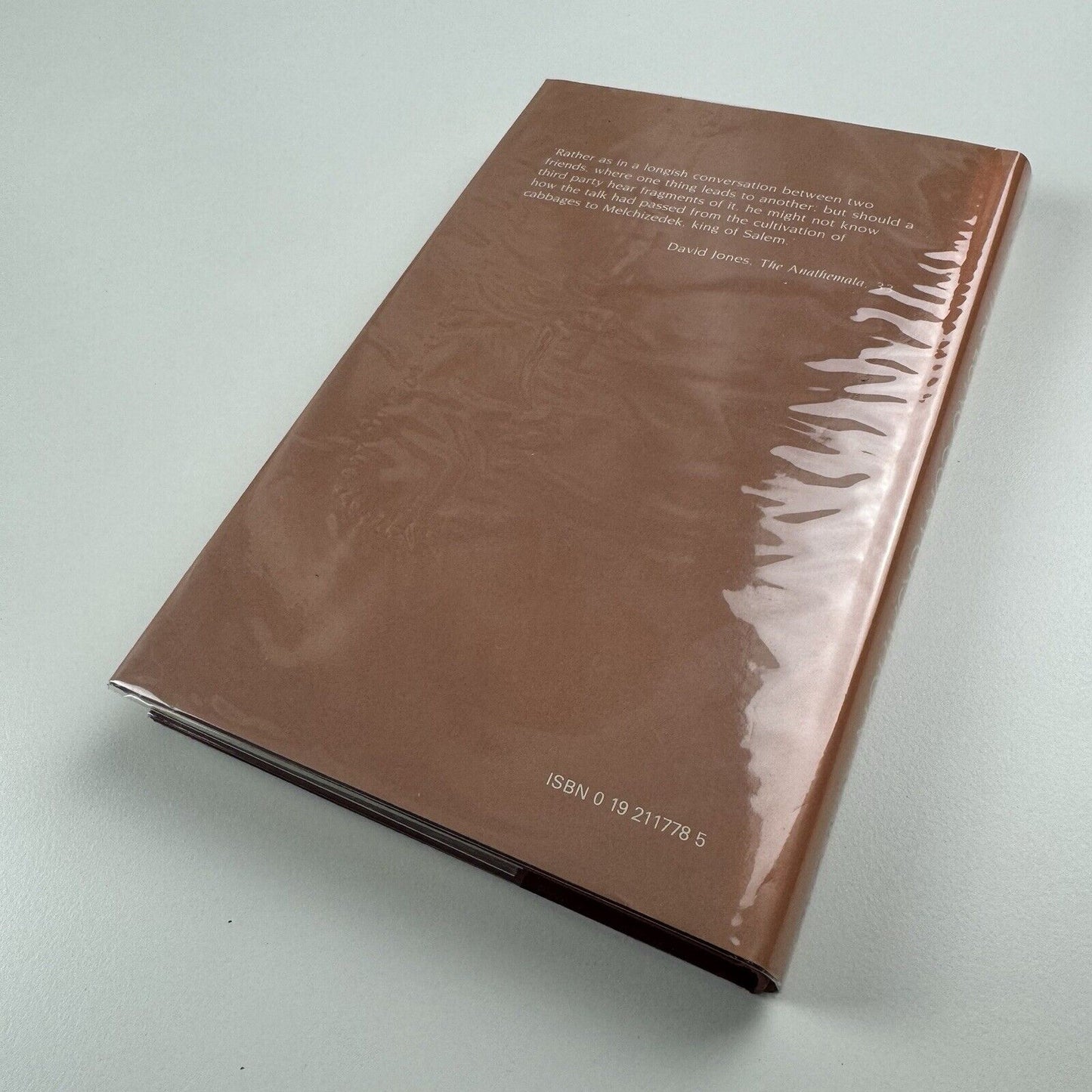 The Long Conversation. A Memoir of David Jones by William Blissett | Oxford University Press, 1981