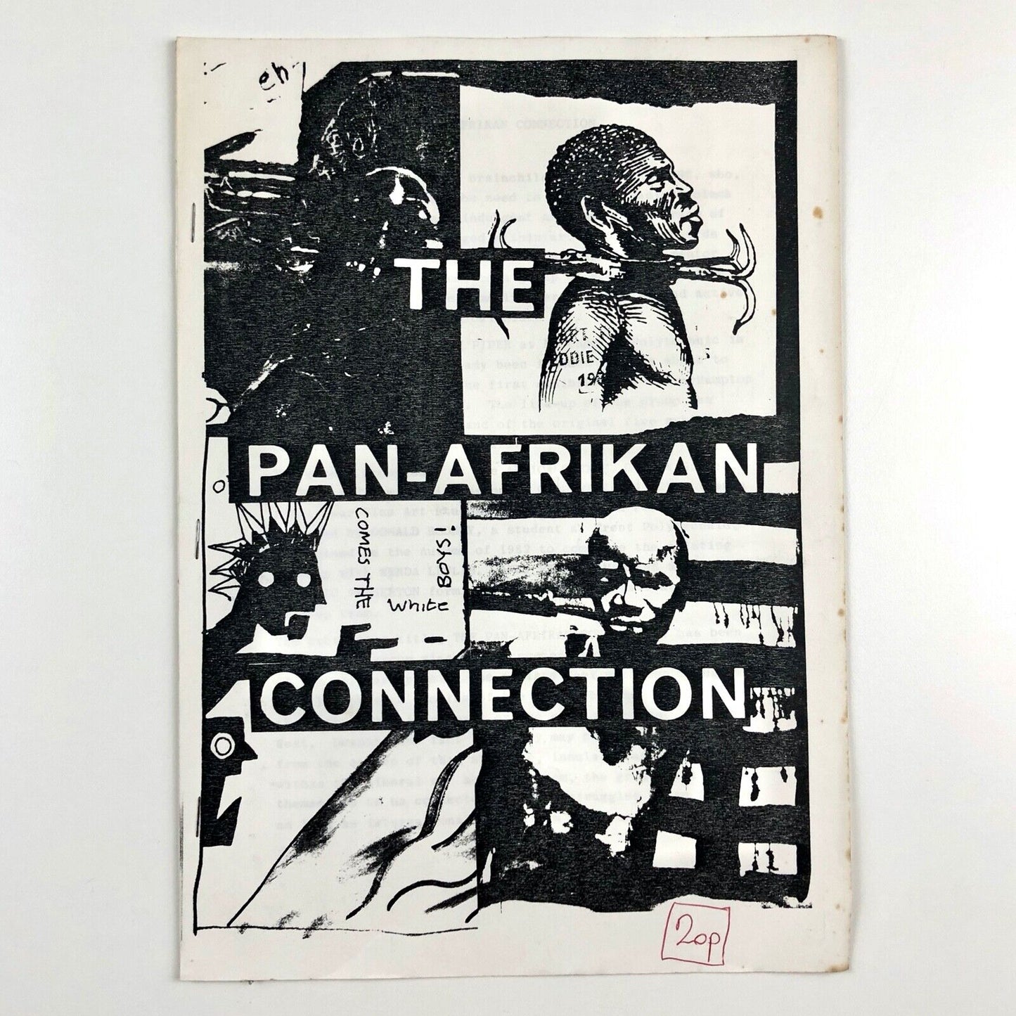 The Pan-Afrikan Connection photocopied leaflet | Eddie A. Chambers et al, 1983