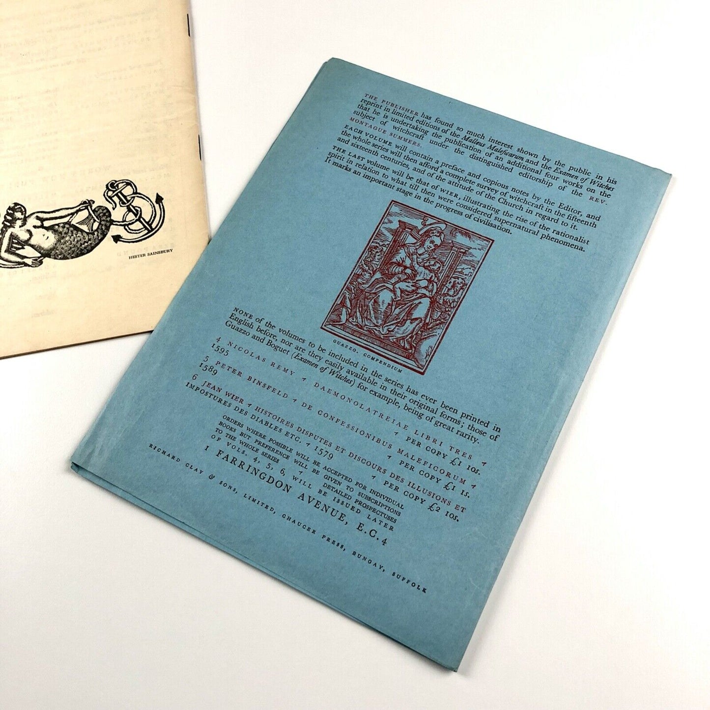 Two promotional leaflets relating to John Rodker Publisher, 1929
