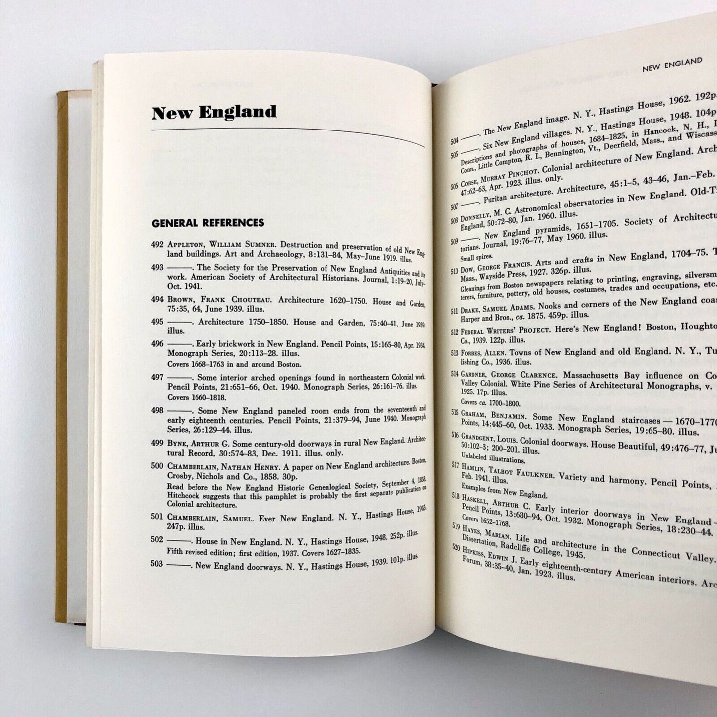 Bibliography of Early American Architecture by Frank J. Roos Jr | University of Illinois Press, 1968