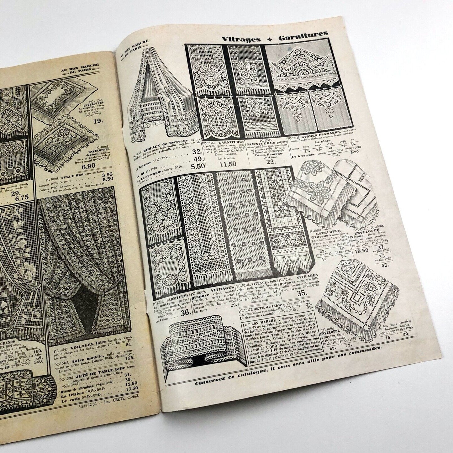 Au Bon Marché de Paris, Maison a Boucicaut | Mail order catalogue, early 20th century