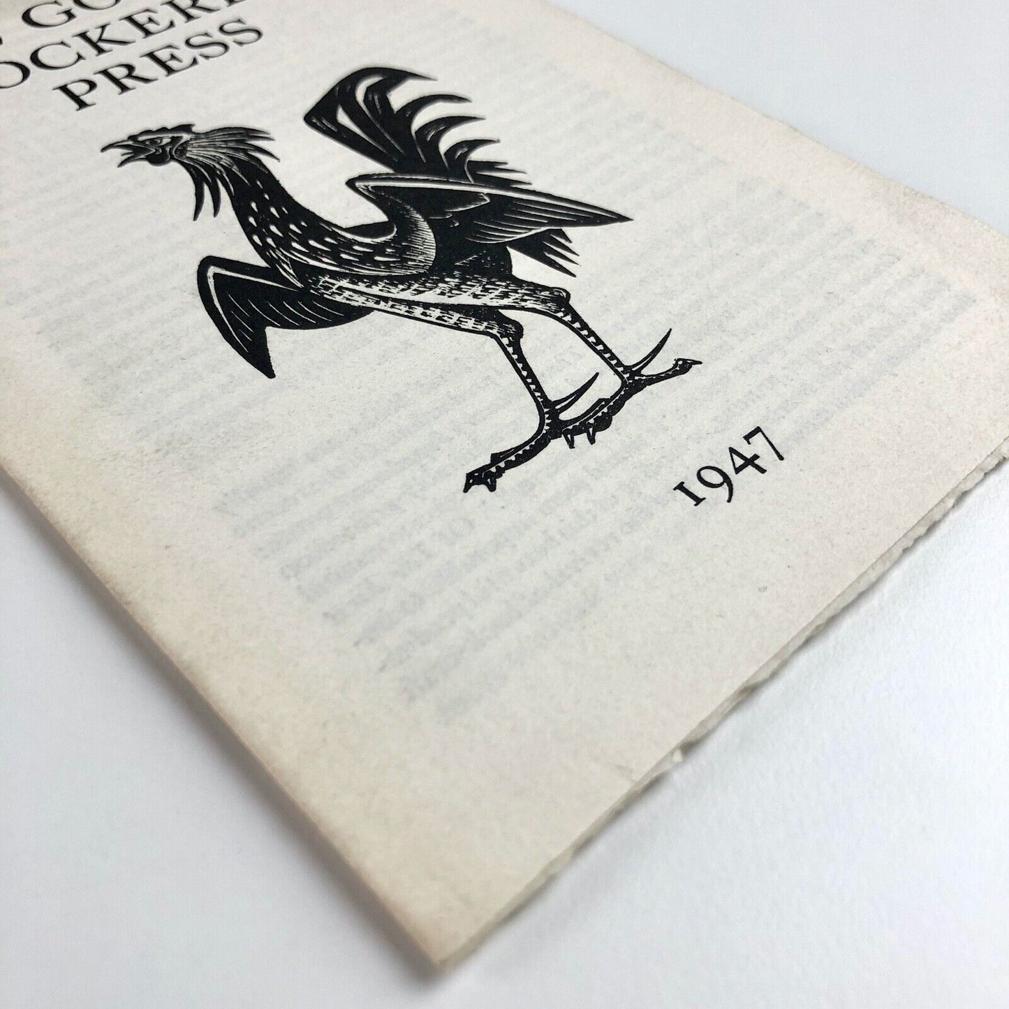 Prospectus leaflet for The Golden Press 1947 - for publications in 1948