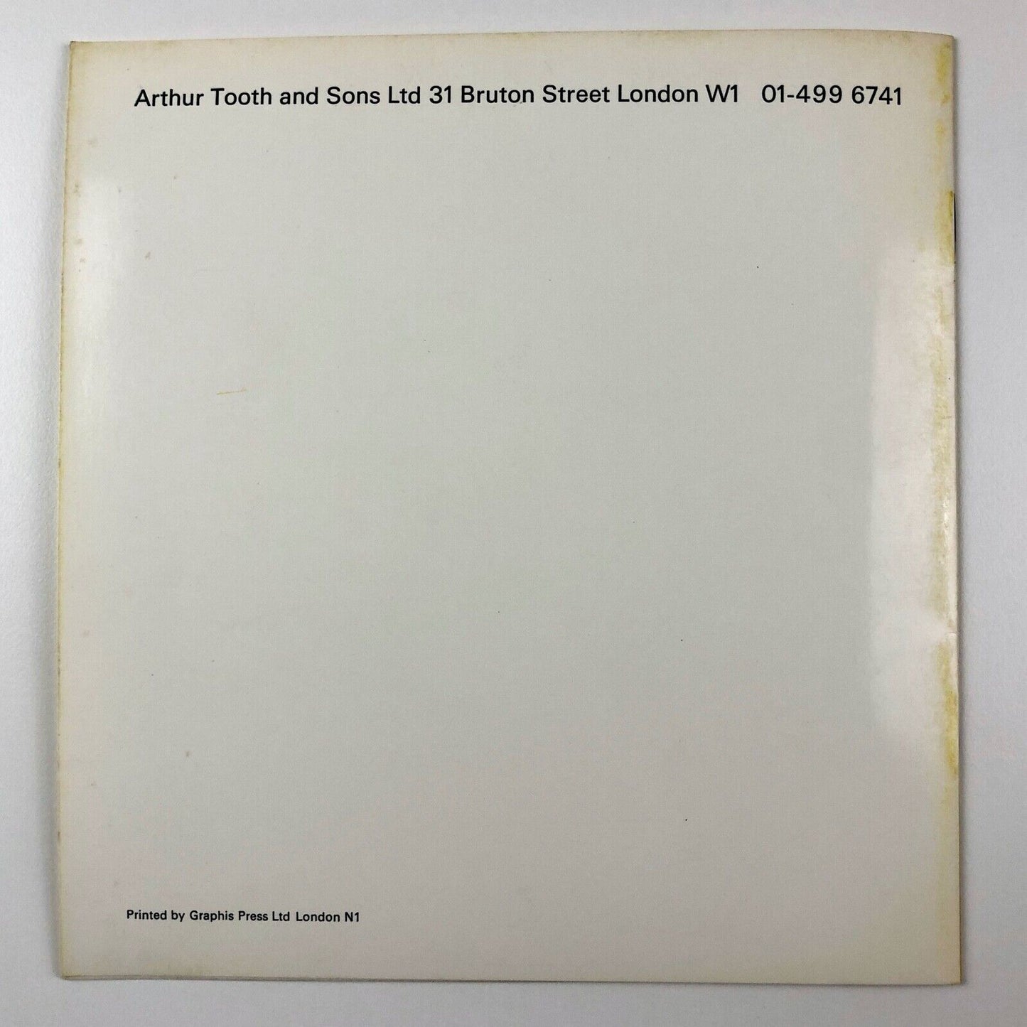 Le Tour des Ateliers | Arthur Tooth & Sons Ltd, London exhibition catalogue 1970