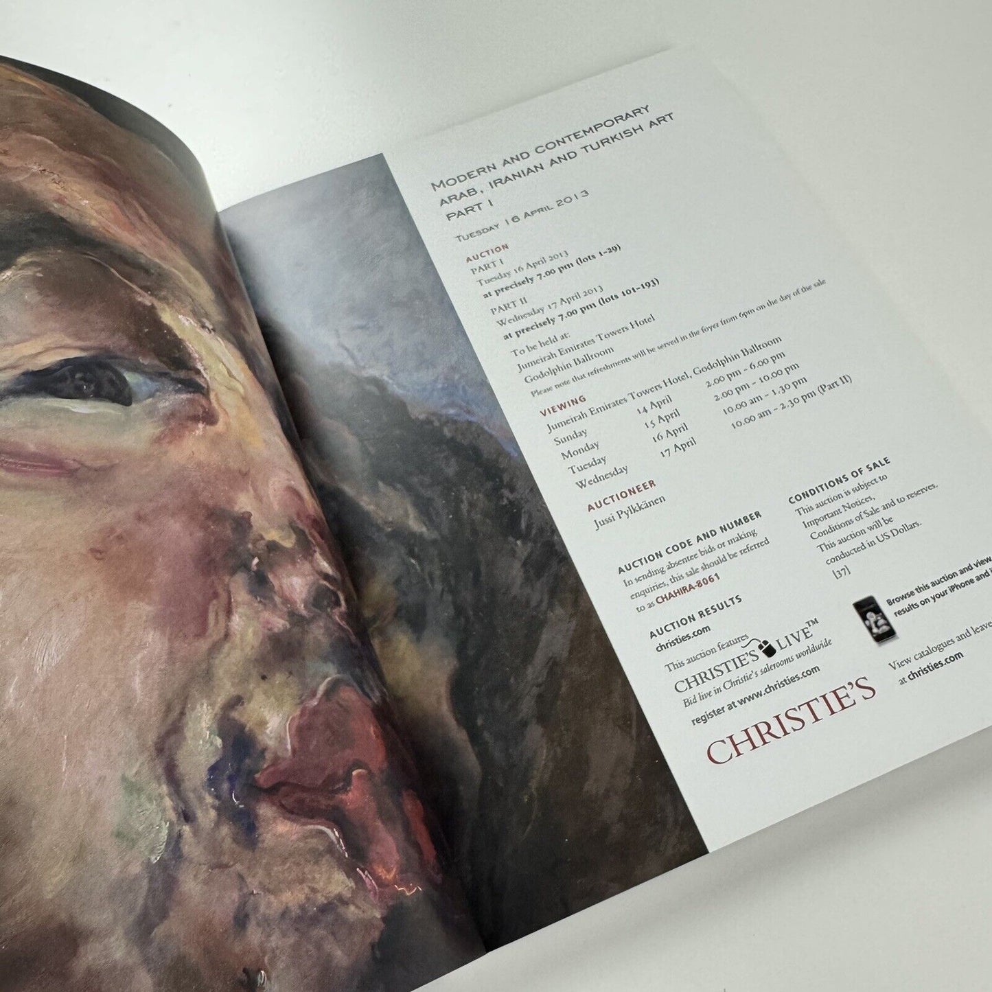 Modern and Contemporary Arab, Iranian and Turkish Art Part I | Christie's Dubai 16 April 2013 | sale no. 8061
