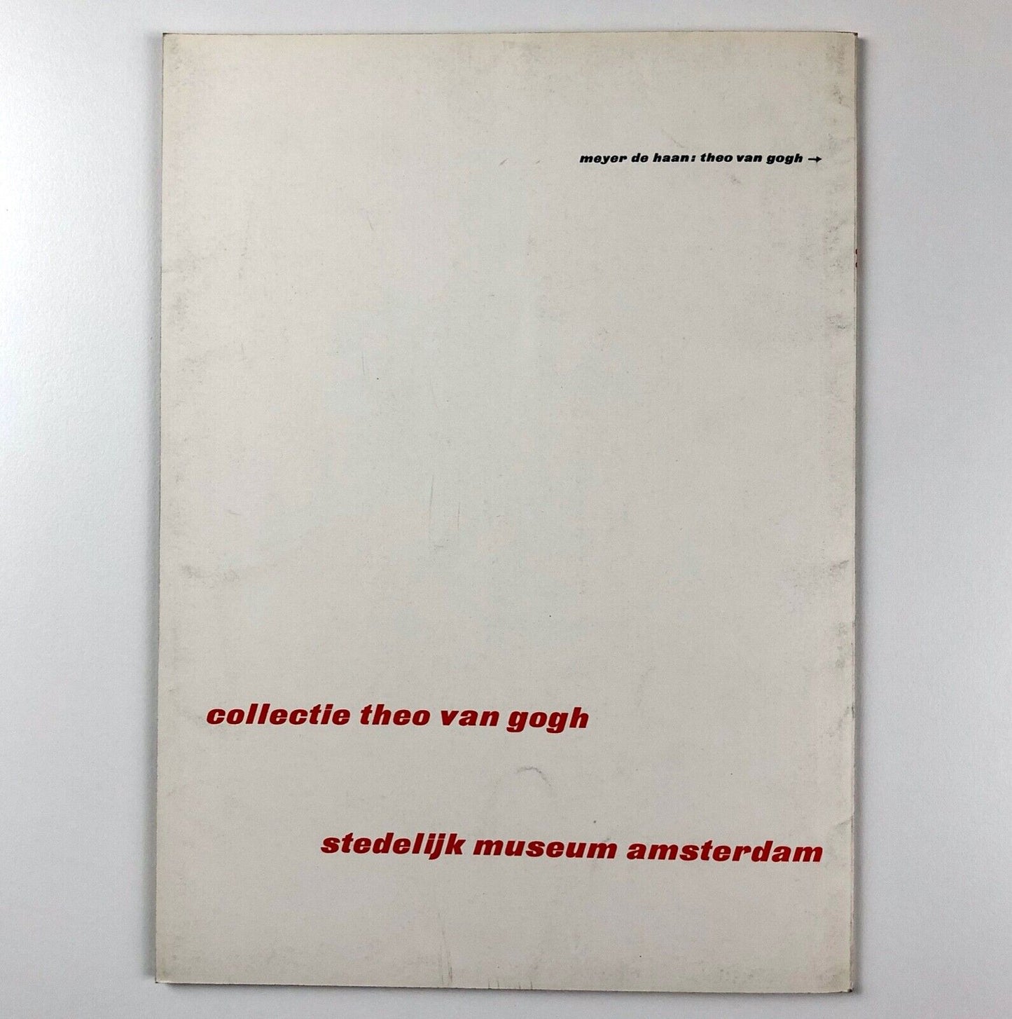 Collectie Theo Van Gogh | Stedelijk Museum catalogue | Cat. no. 226, 1960