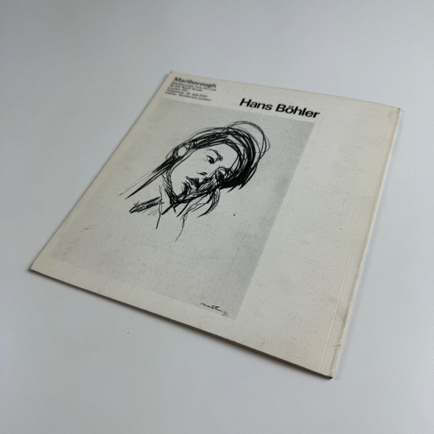 Hans Böhler | Marlborough Fine Art, 1968 catalogue design by Gordon House
