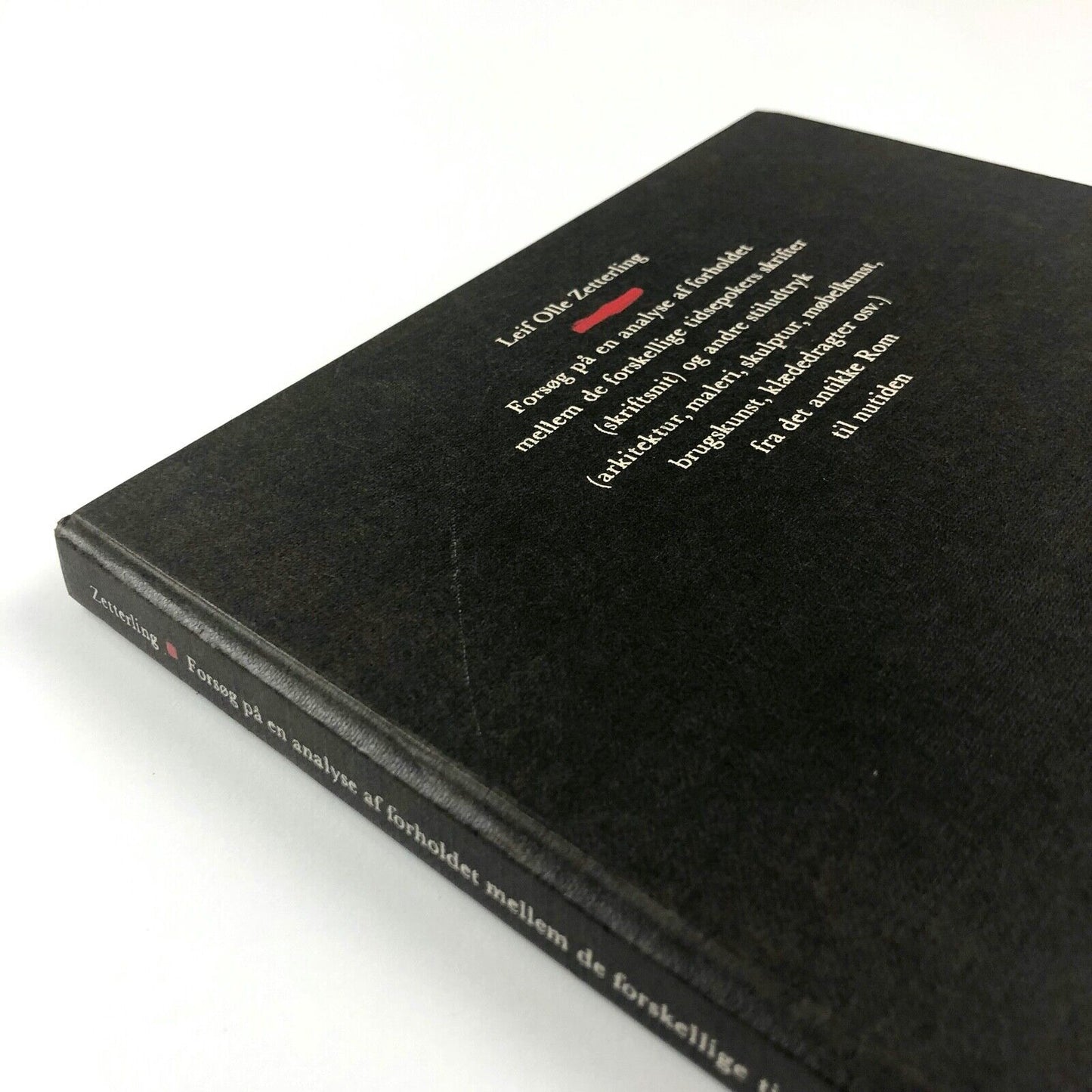 Forsøg på en analyse af forholdet mellem... by Leif Olle Zetterling | Fagskolen for Boghaandvaerk, 1968