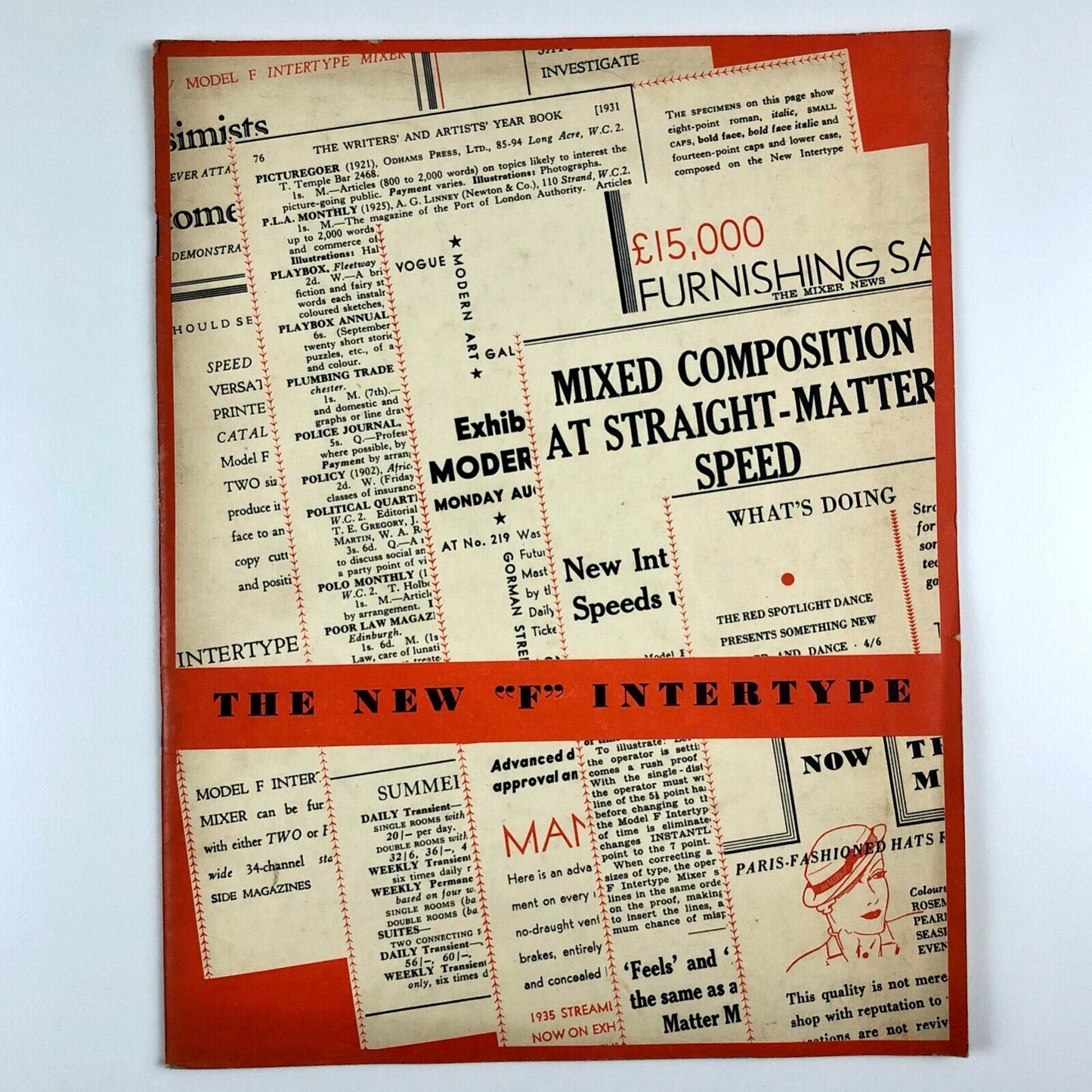 The New Model F Intertype Mixer | Trade booklet, Intertype Limited, 1934