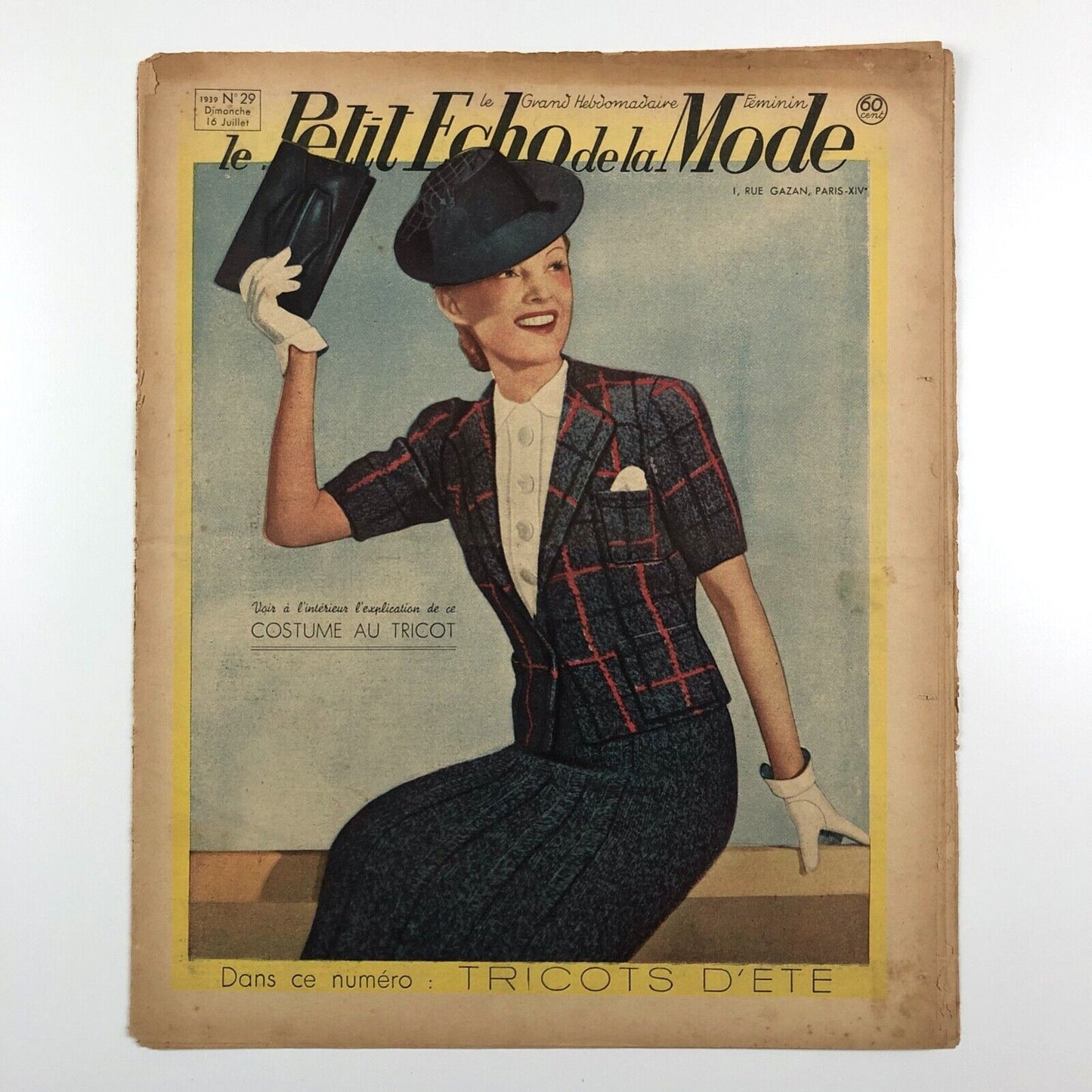 Le Petit Echo de la Mode French fashion journal x 10 issues: 2 x 1938 & 8 x 1939
