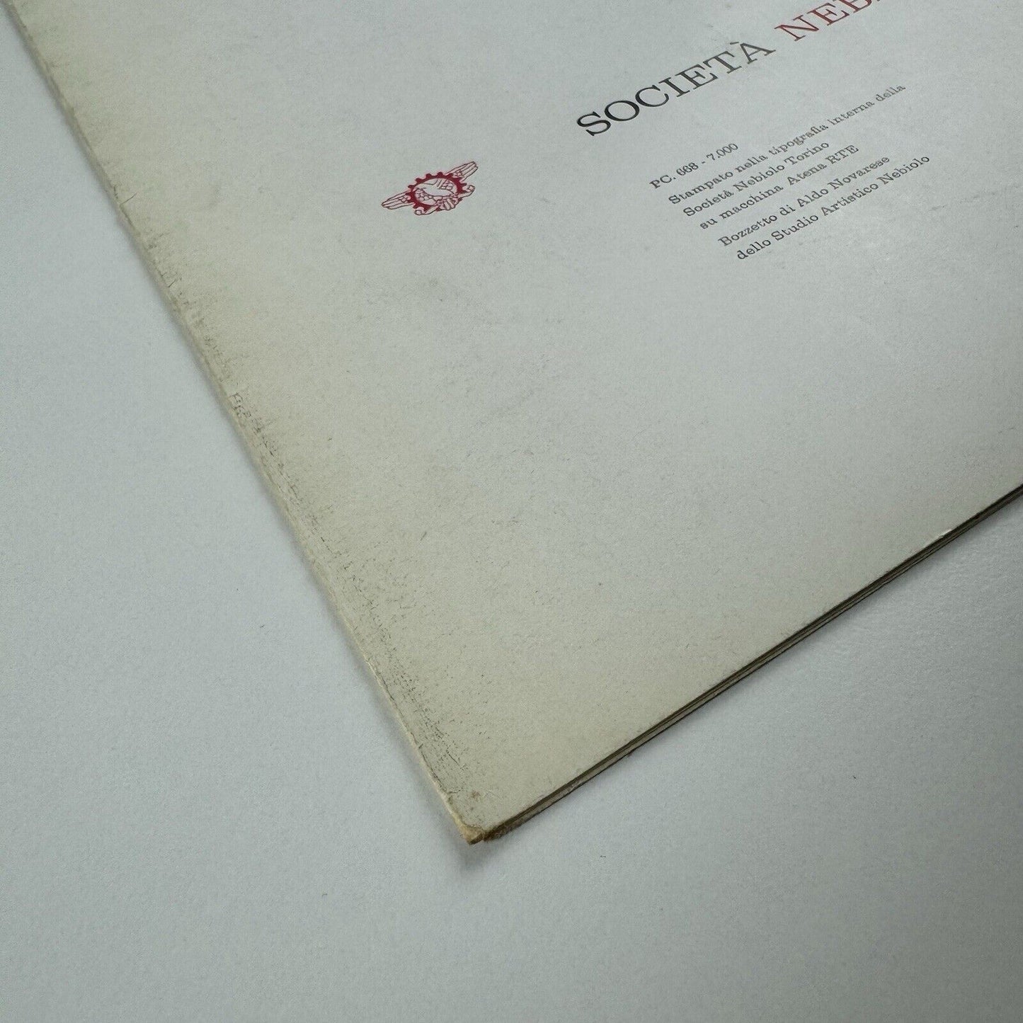Type specimen folder – Società Nebiolo, Torino | Designed by Aldo Novarese