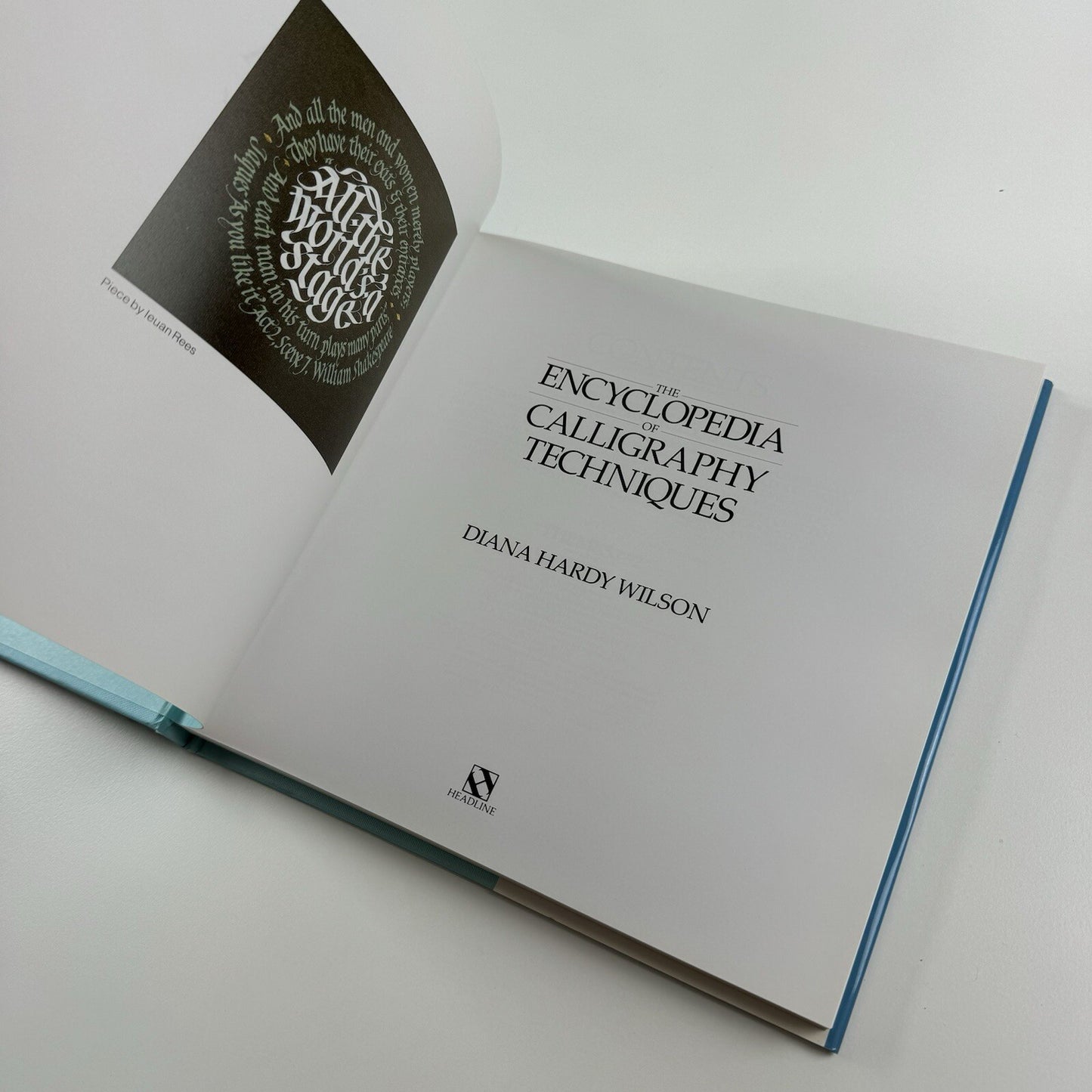 The Encyclopedia of Calligraphy Techniques by Diana Hardy Wilson | 1991, signed copy