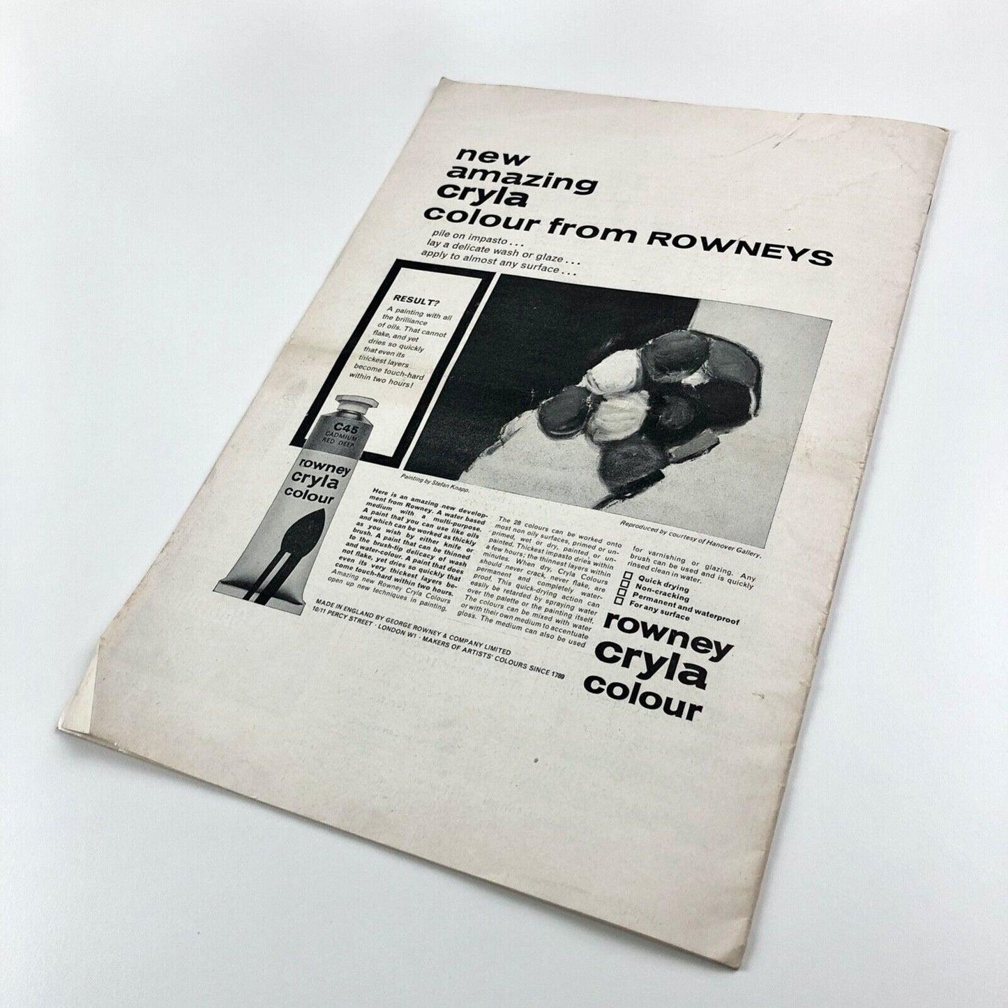 The Arts Review 14-28 Nov 1964 Vol XVI, No. 22 | Ian Stephenson | New Art Centre