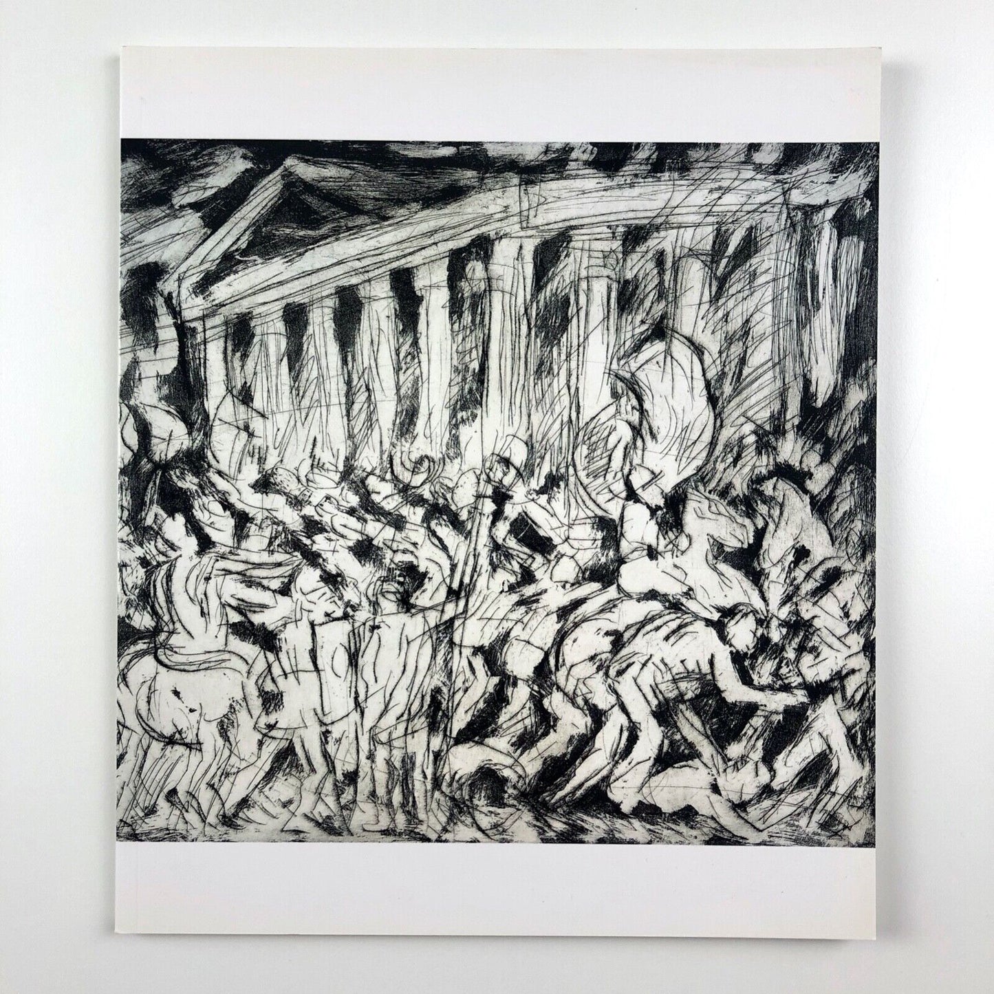 Leon Kossoff. Unique Prints From paintings at National Gallery | Art Space Gallery catalogue and private view invite, 2008