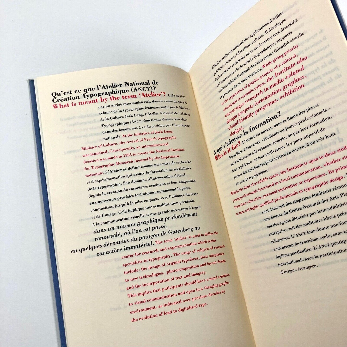 National Institute for Typographic Research (ANCT) | 1992 Georges Bonnin
