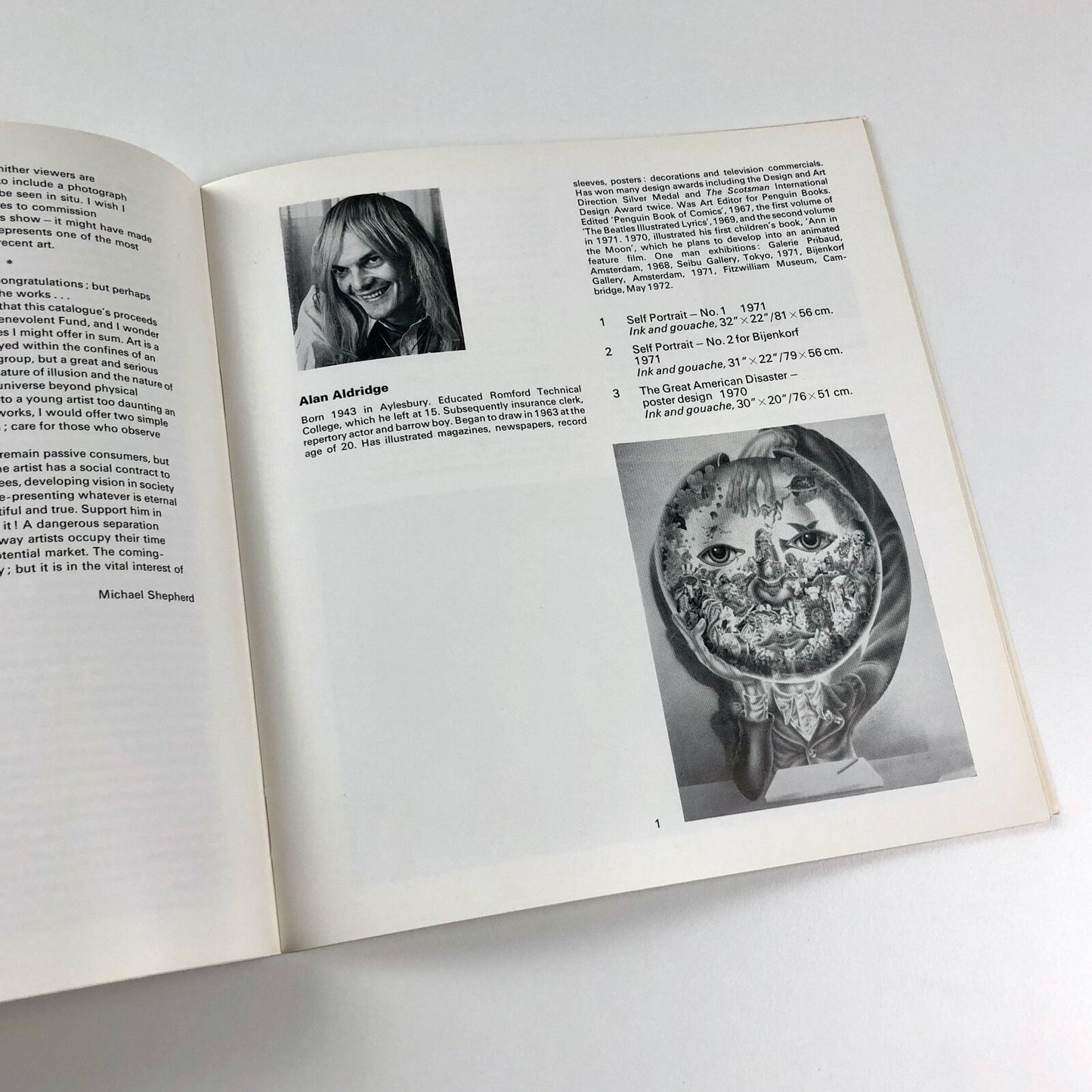 Critic's Choice exhibition catalogue | Michael Shepherd | Arthur Tooth, 1972