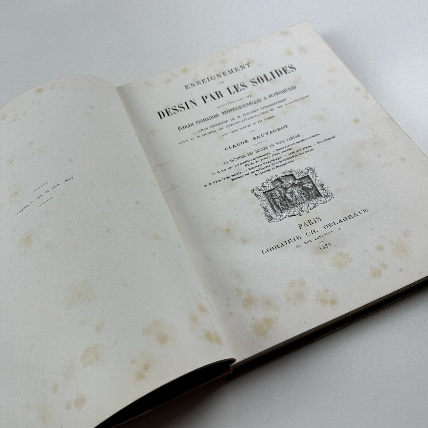 Enseignement du dessin par les solides applicable dans les écoles primaires, professionnelles & supérieures by Claude Sauvageot | Ch. Delagrave, Paris, 1882