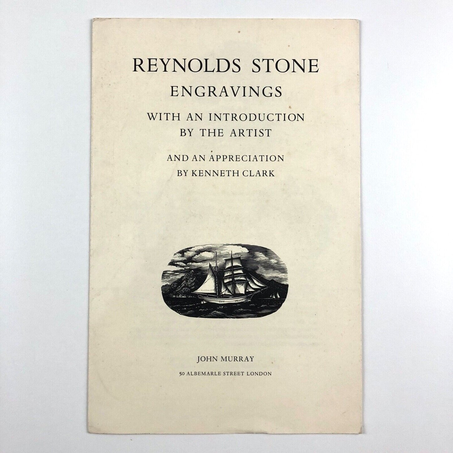 Prospectus for Reynolds Stone Engravings | John Murray c. 1977
