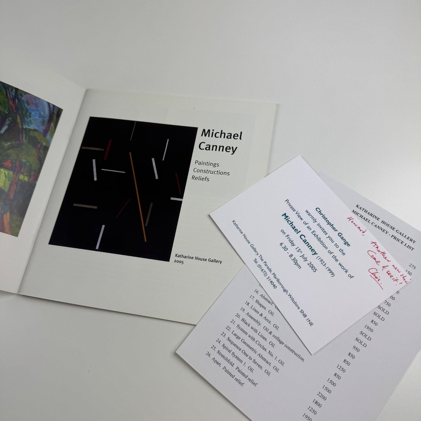 Michael Canney. Paintings, Constructions, Reliefs | Katharine House Gallery 2005