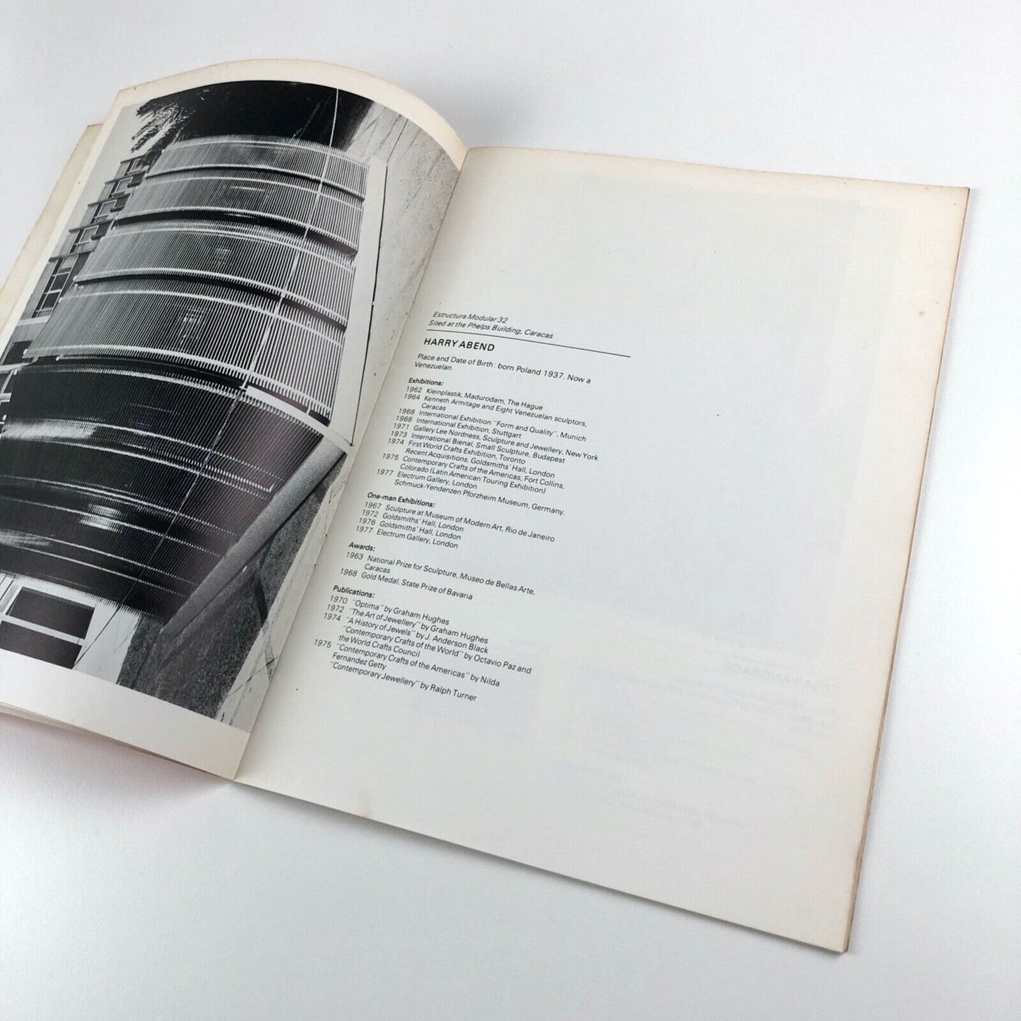 An Exhibition of Venezuelan Art | The Artists Market Association Gallery, London, 1978 - cover design by Carlos Cruz Diez