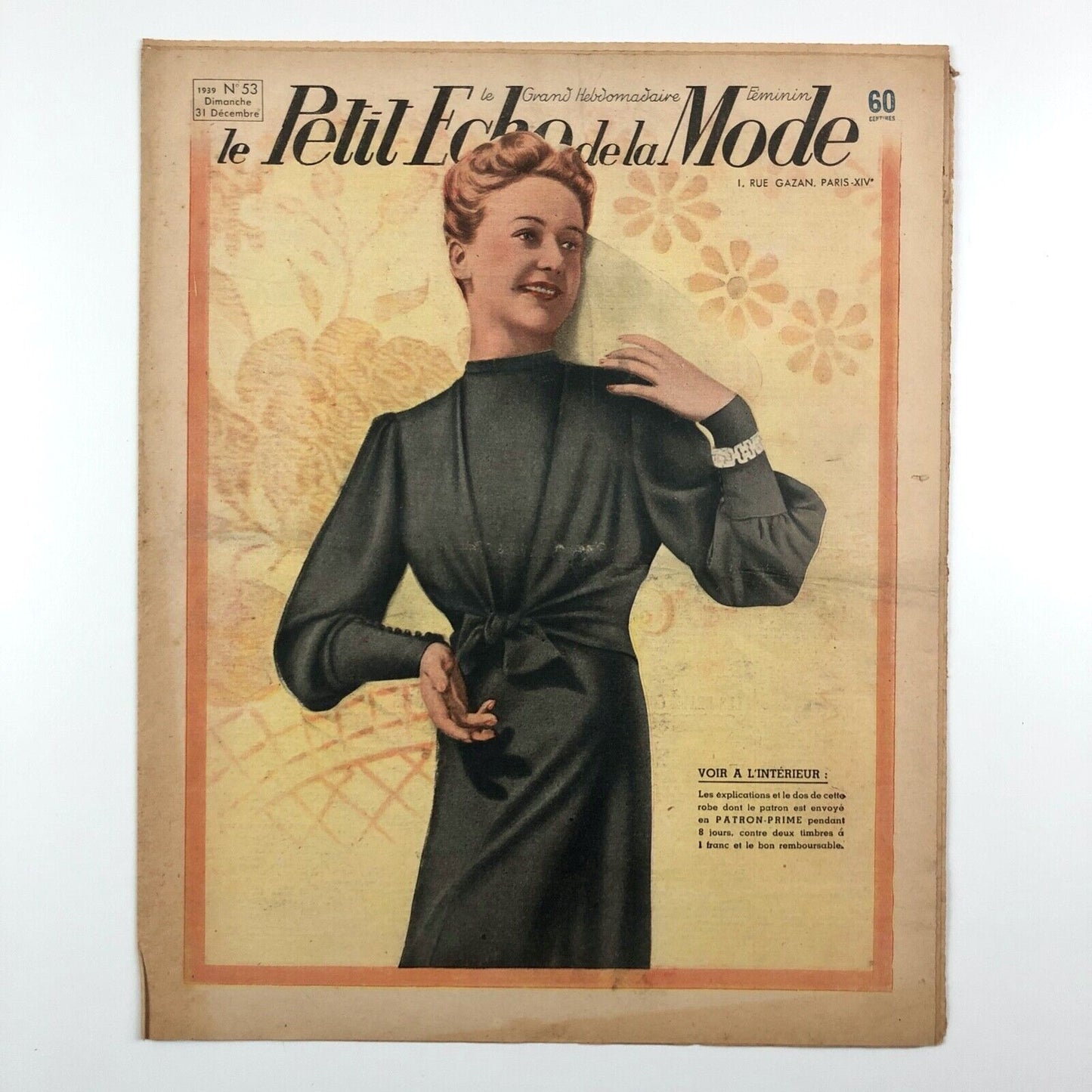 Le Petit Echo de la Mode French fashion journal x 10 issues: 2 x 1938 & 8 x 1939